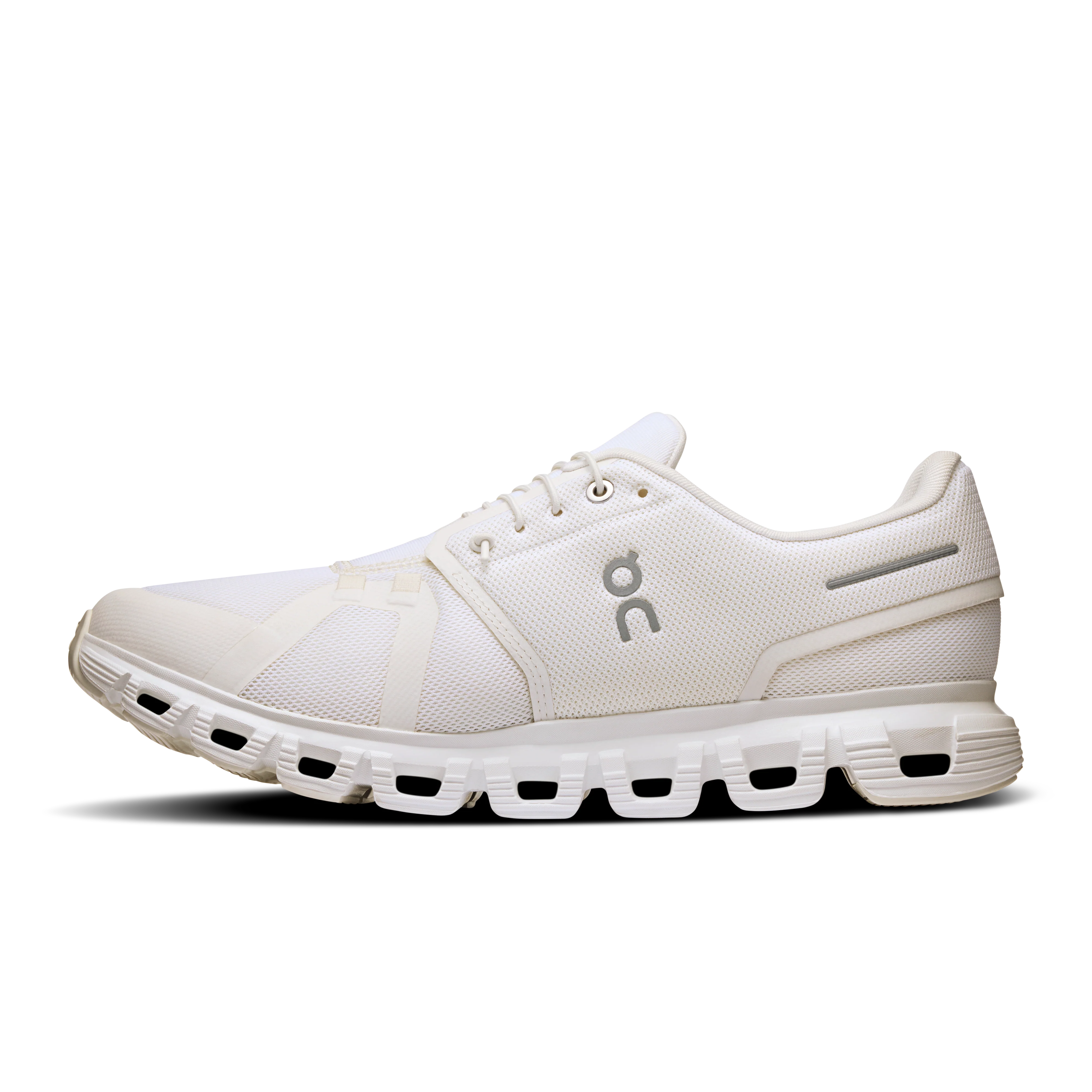 On Running Men's Cloud 6 Shoes - White / White - Image 4