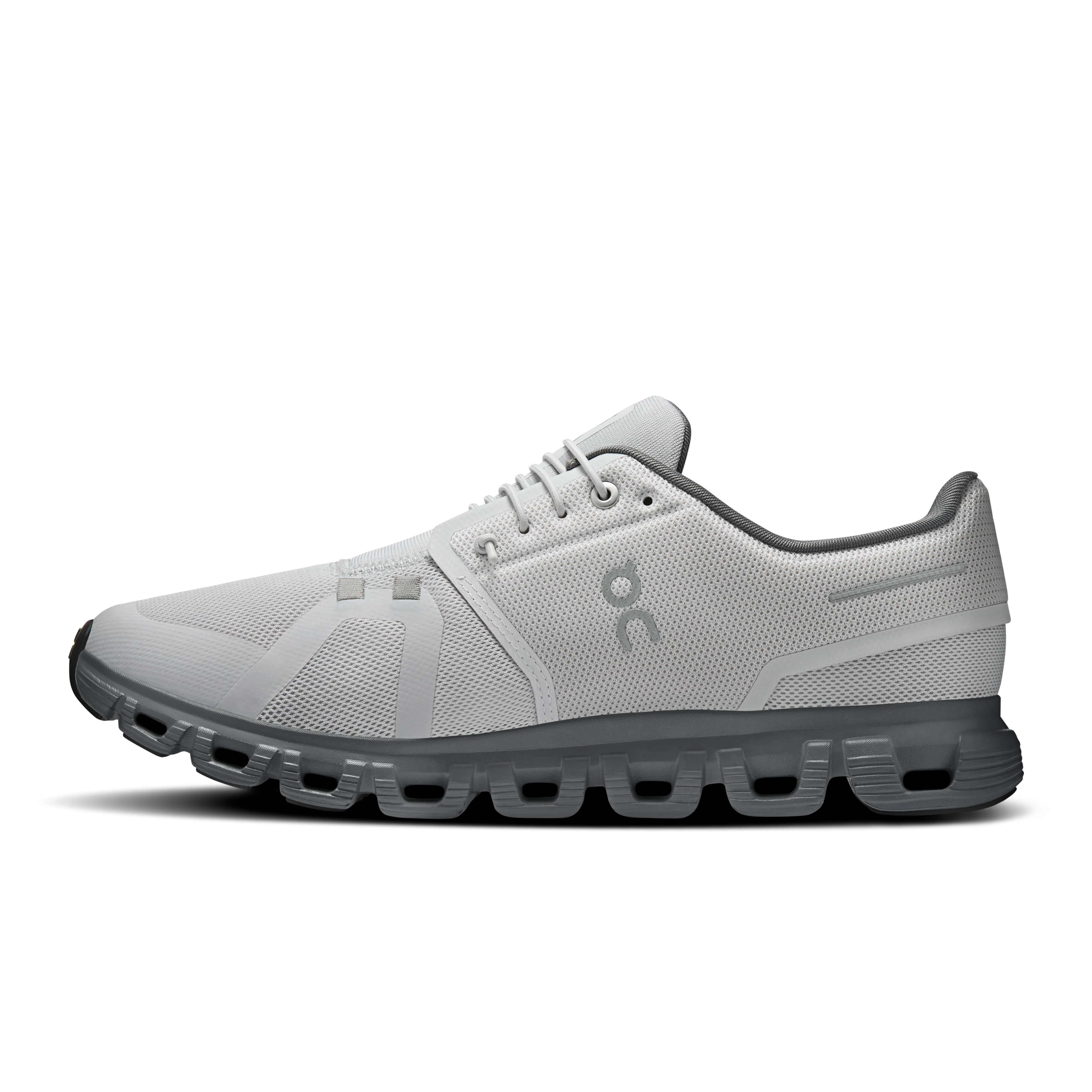 On Running Men's Cloud 6 Shoes - Wolf / Rock - Image 4