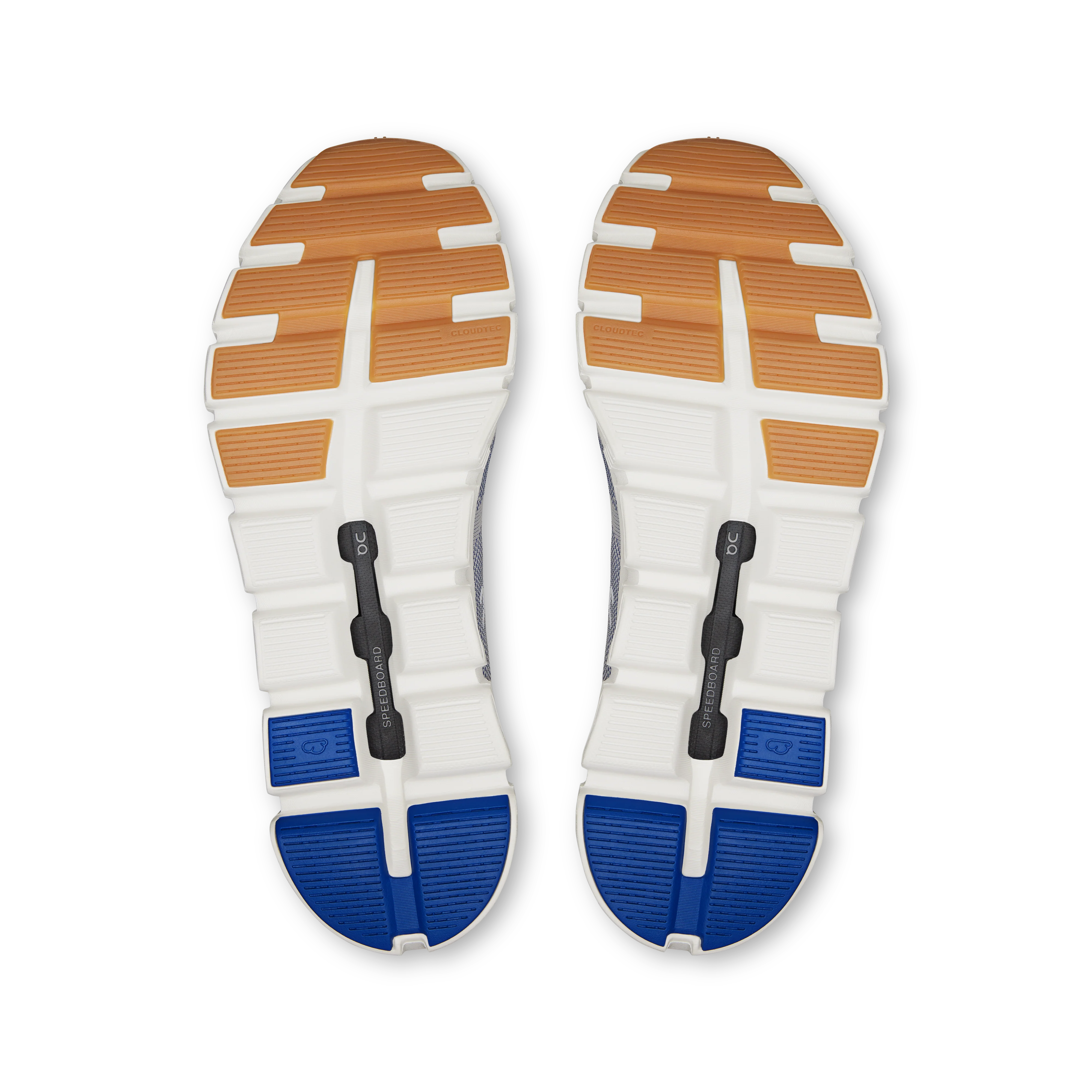 On Running Men's Cloud 6 Versa Shoes - Ice / Indigo - Image 3