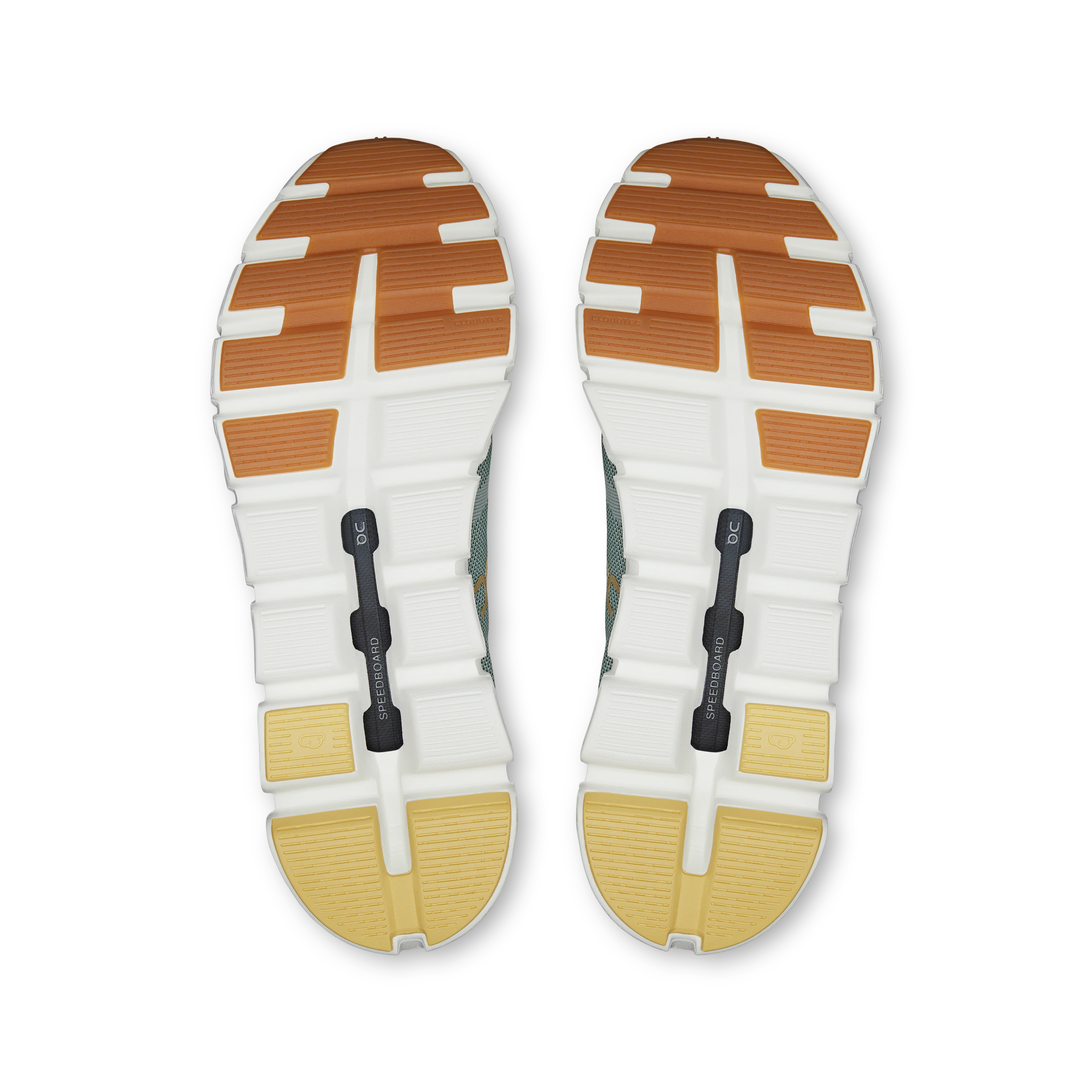 On Running Men's Cloud 6 Versa Shoes - Ice / Spirulina - Image 3