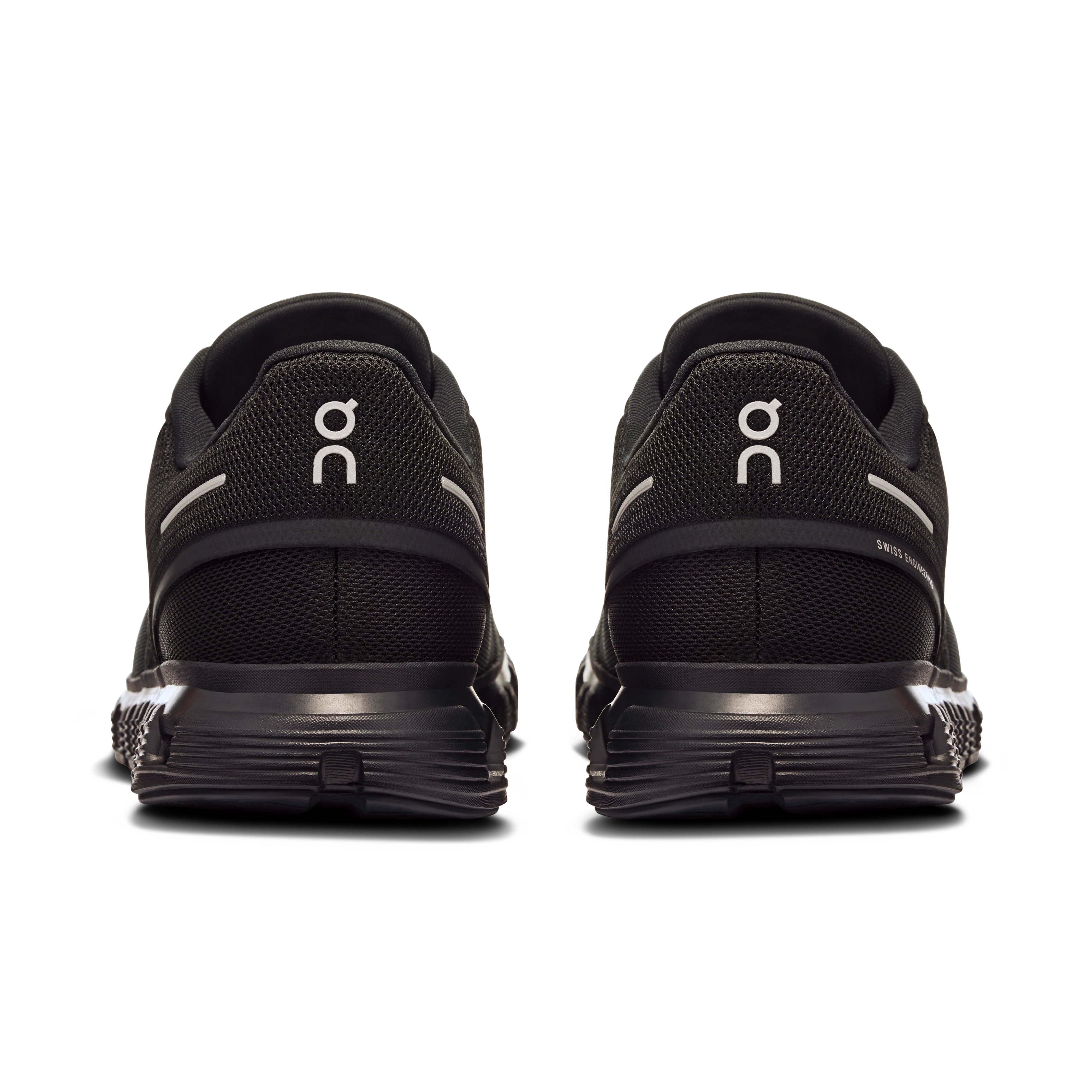 On Running Men's Cloud 6 Wide Shoes - Black / Black - Image 5