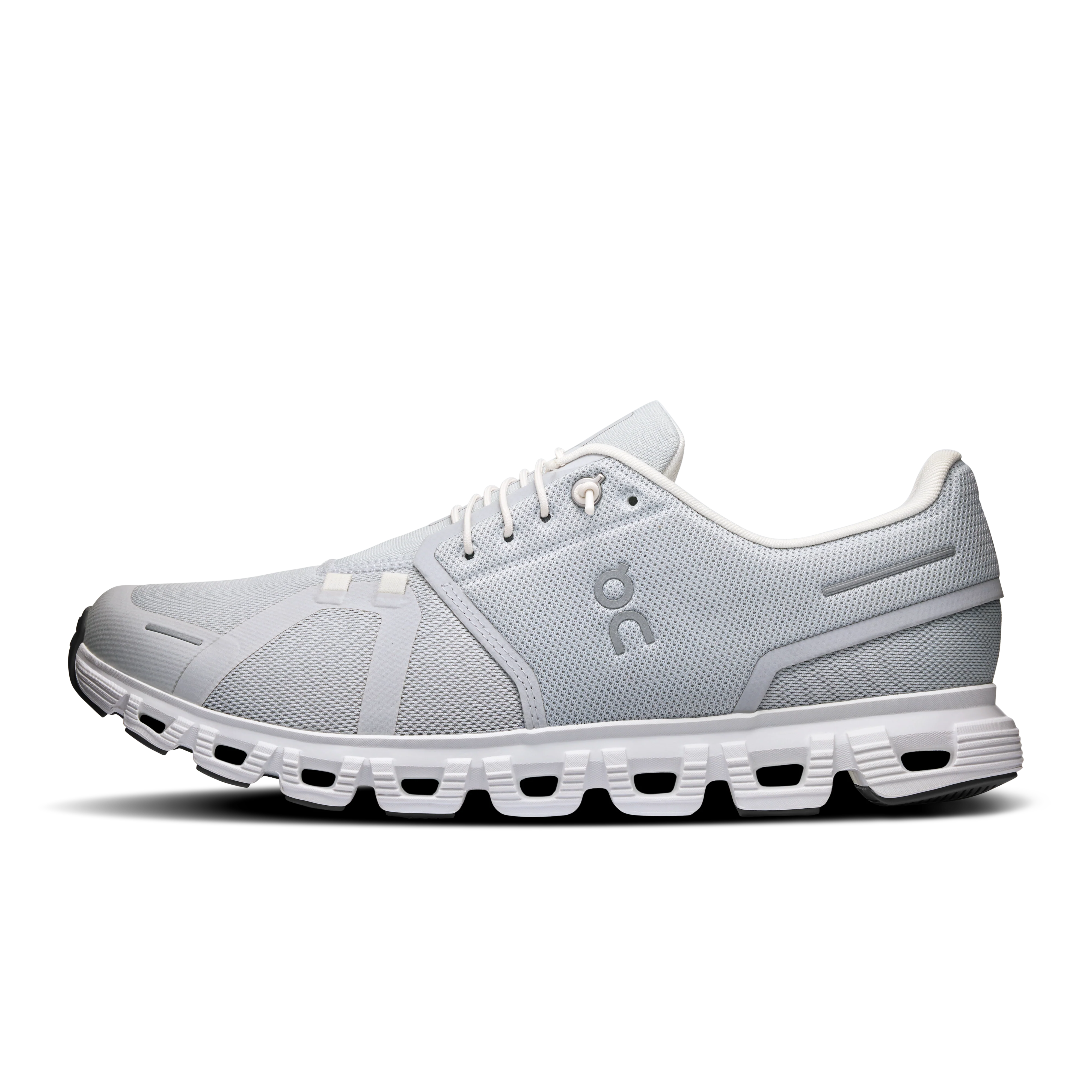 On Running Men's Cloud 6 Wide Shoes - Glacier / White - Image 4