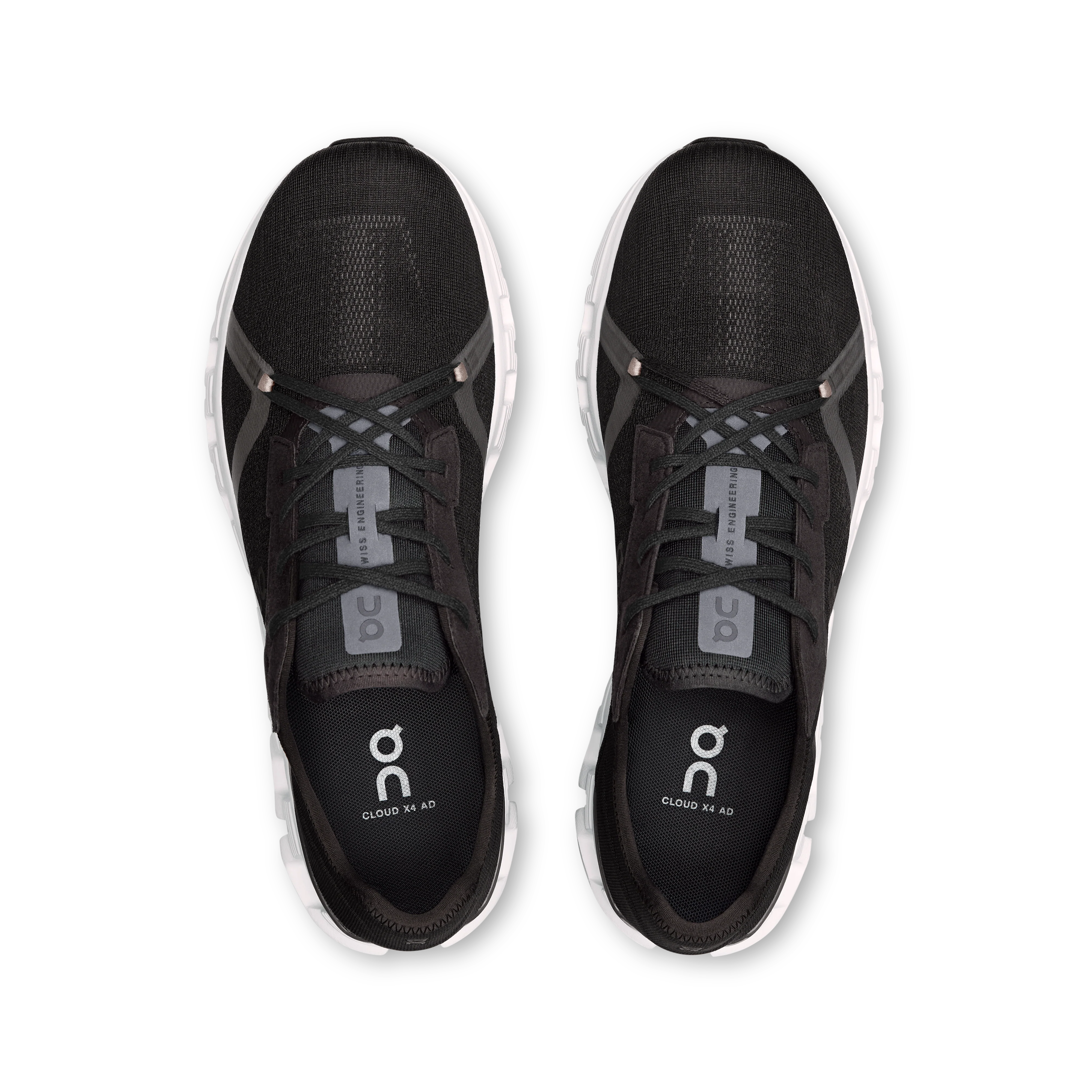 On Running Men's Cloud X 4 Ad Shoes - Black / Asphalt - Image 3