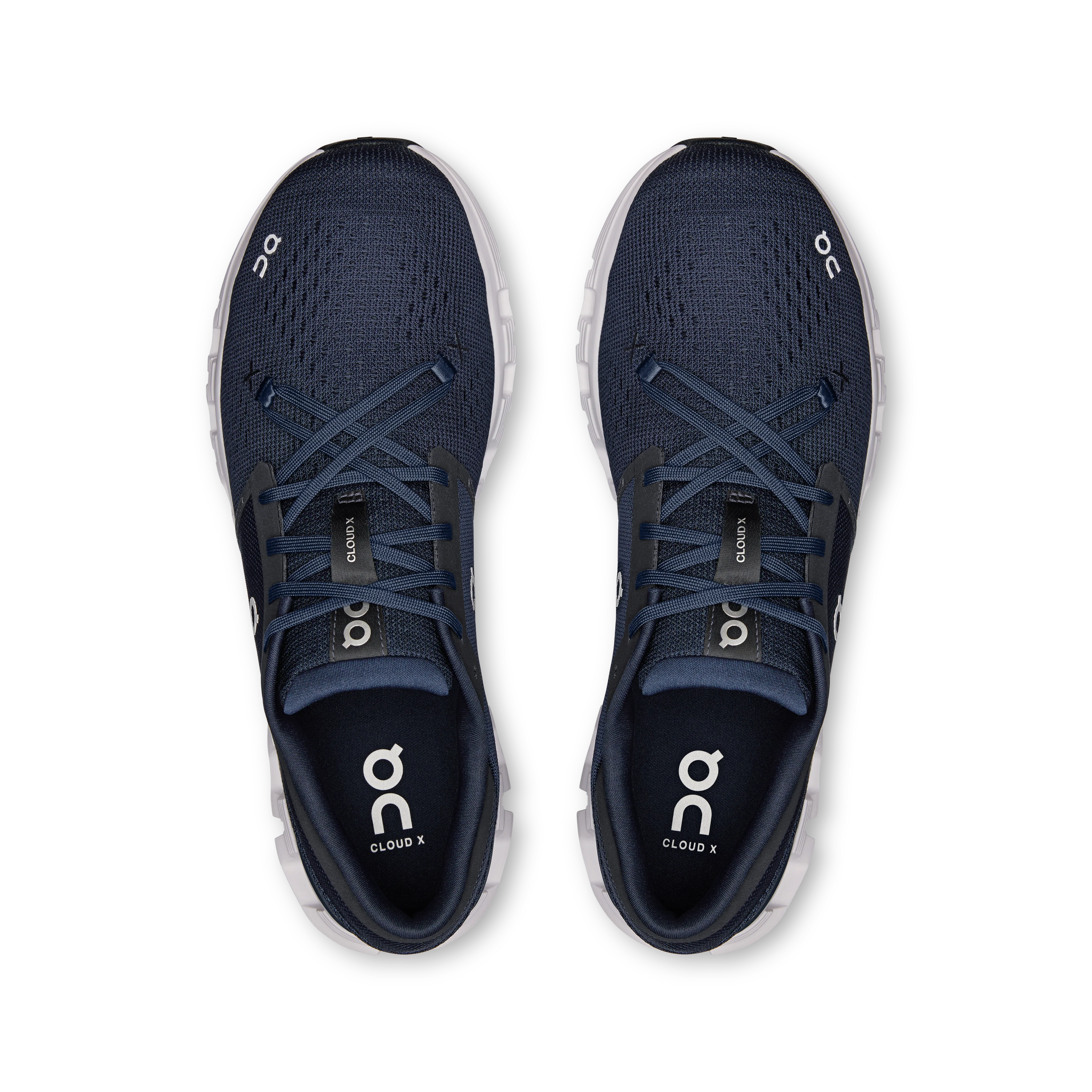 On Running Men's Cloud X 4 Shoes - Ink / Ivory - Image 3