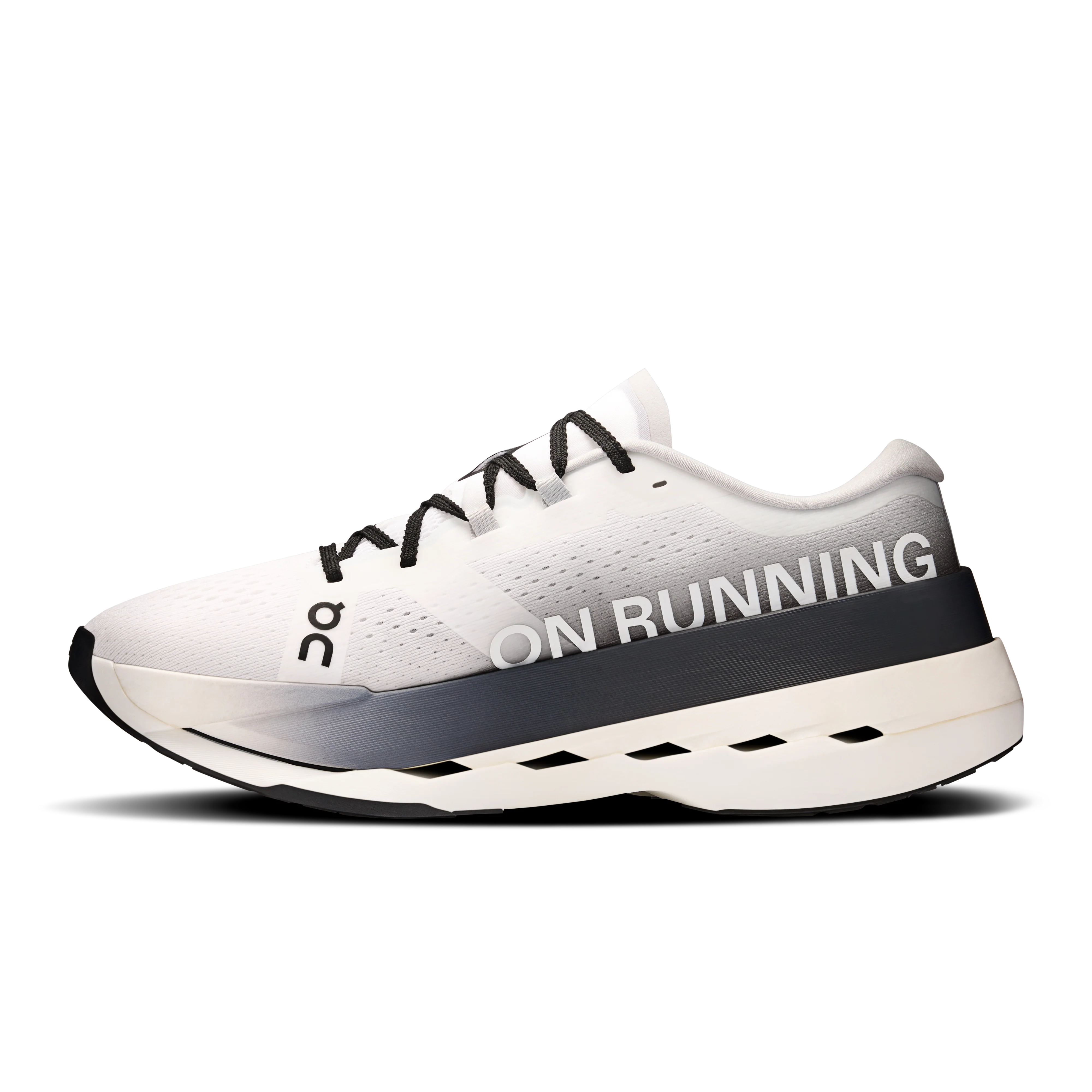On Running Men's Cloudboom Max Shoes - White / Black - Image 4
