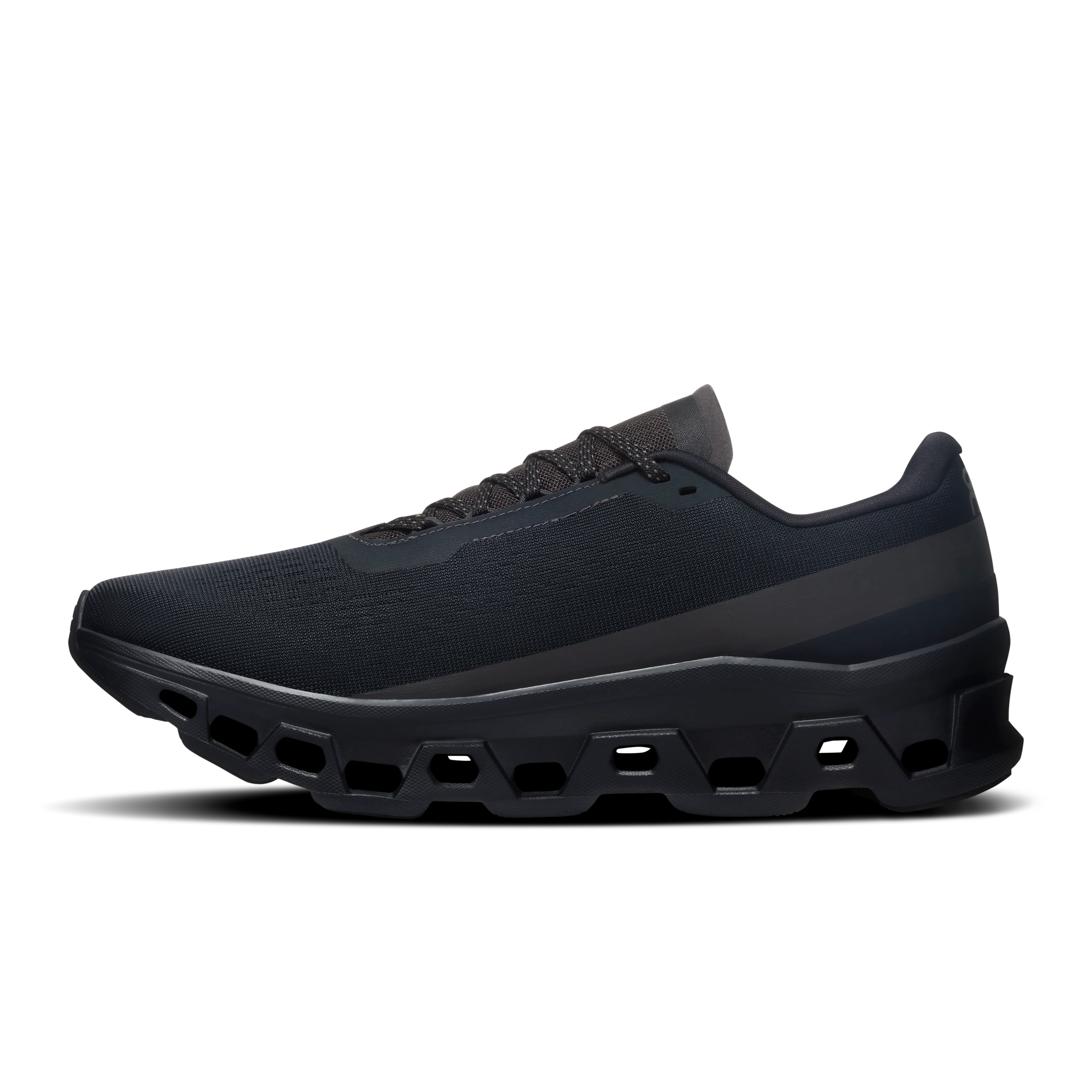 On Running Men's Cloudmonster 1 Shoes - Black / Black - Image 5