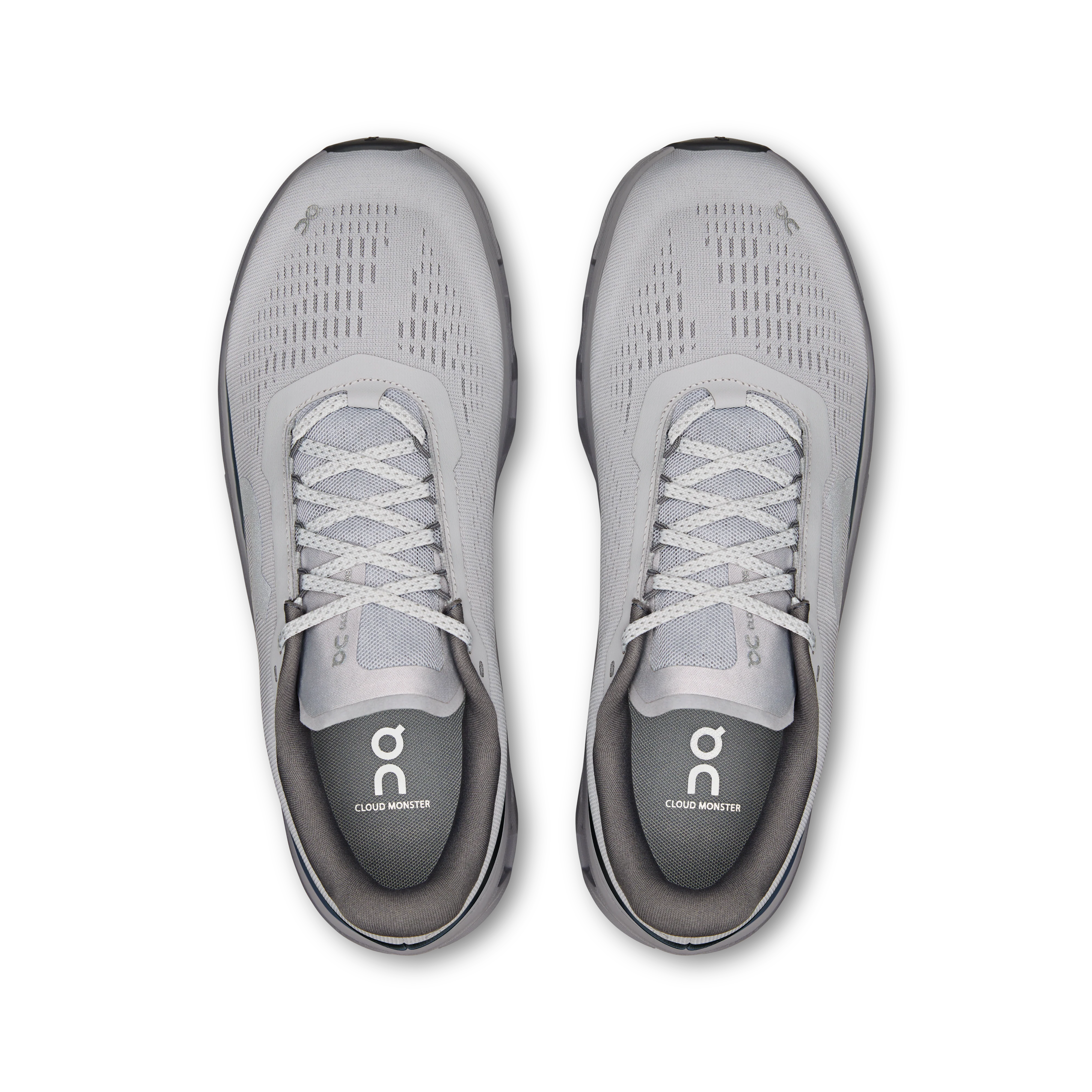 On Running Men's Cloudmonster 1 Shoes - Glacier / Alloy - Image 3