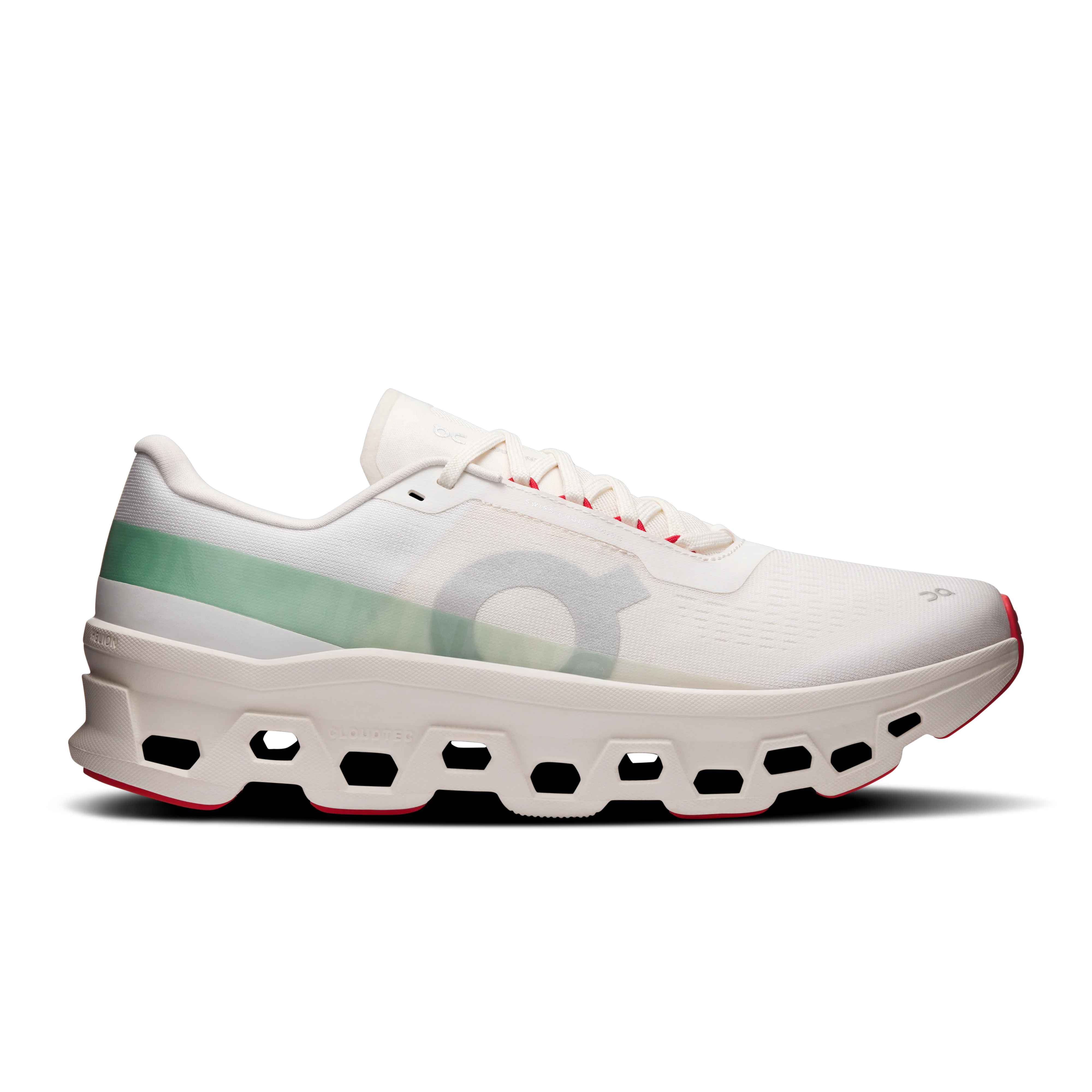 On Running Men's Cloudmonster 1 Shoes - Ivory / Creek