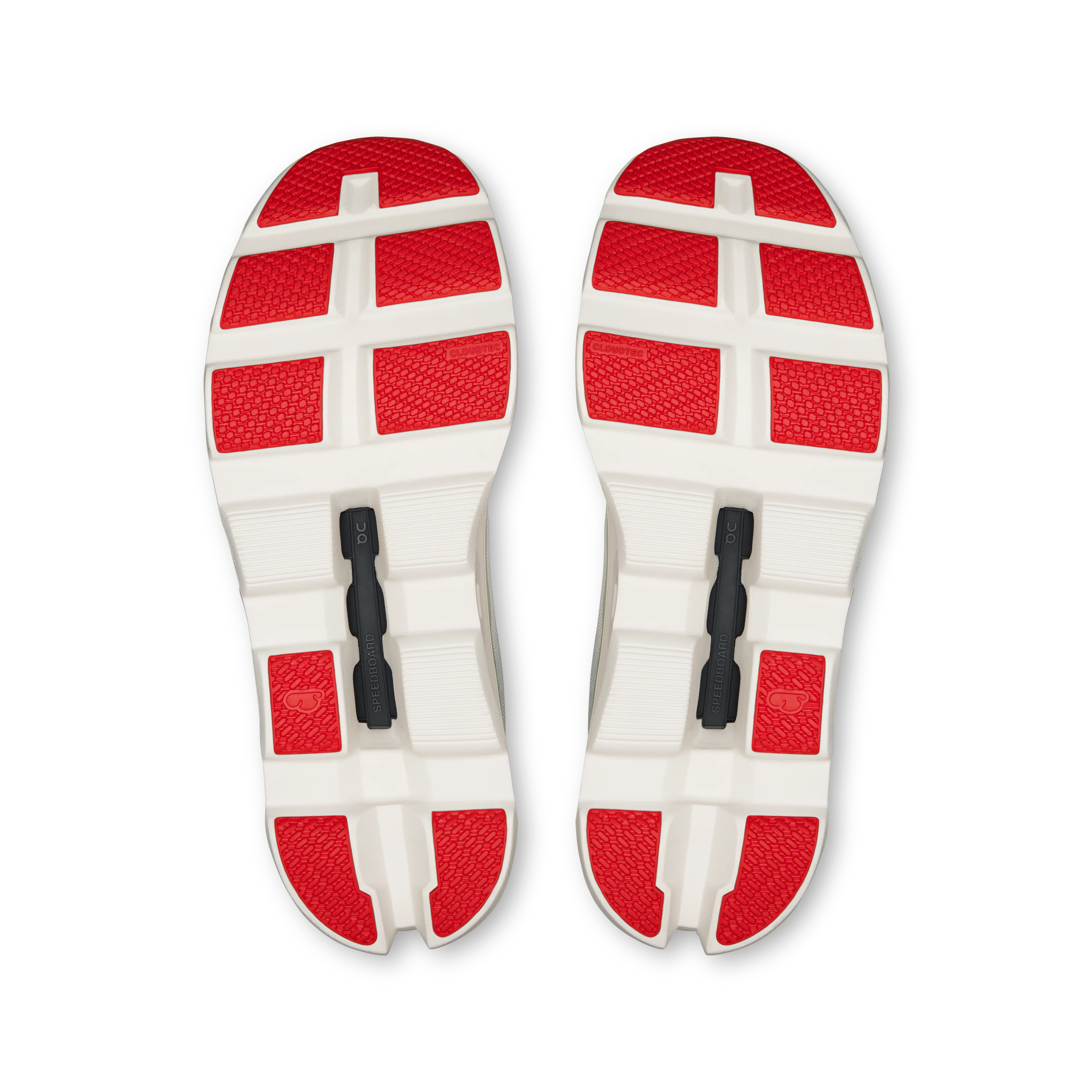 On Running Men's Cloudmonster 1 Shoes - Ivory / Creek - Image 3