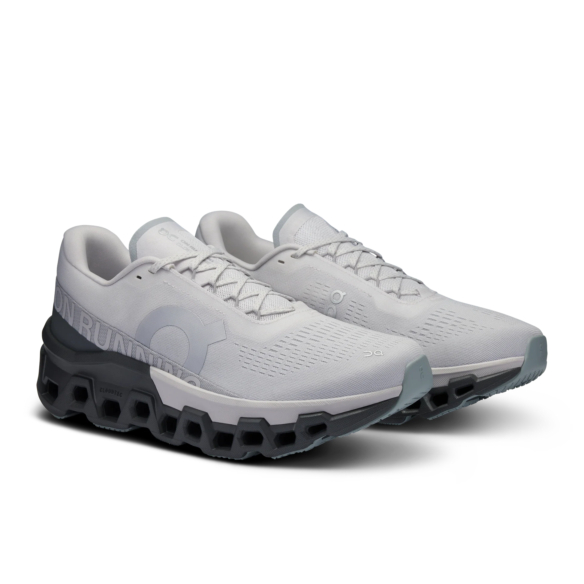 On Running Men's Cloudmonster 2 Shoes - Frost / Rock - Image 2