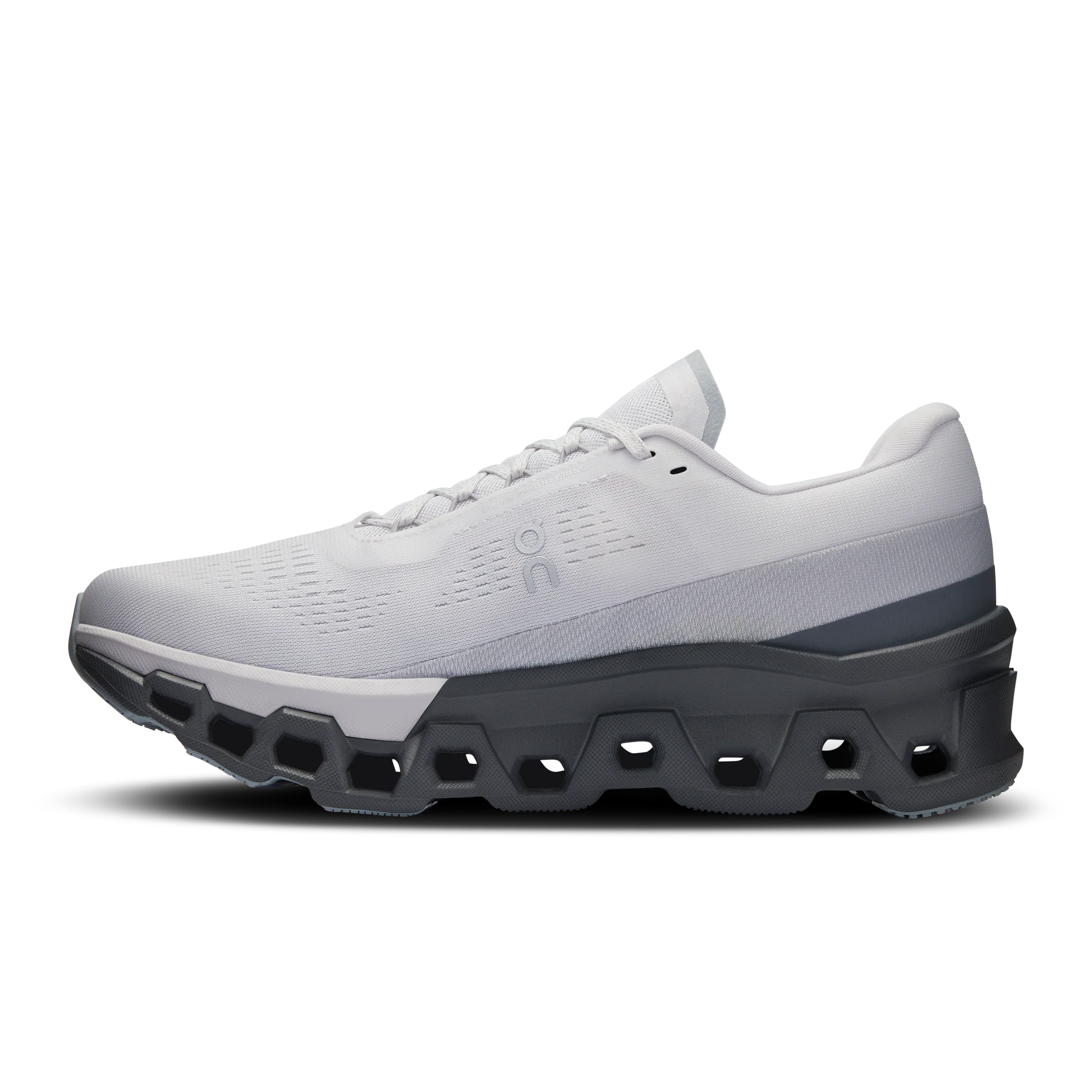 On Running Men's Cloudmonster 2 Shoes - Frost / Rock - Image 3