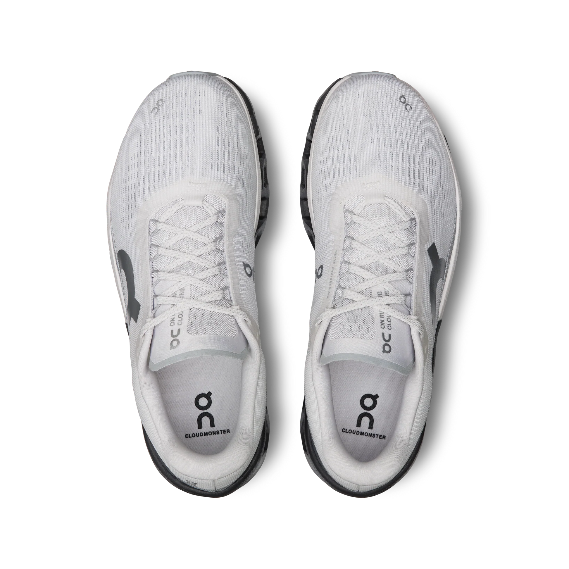 On Running Men's Cloudmonster 2 Shoes - Frost / Rock - Image 4