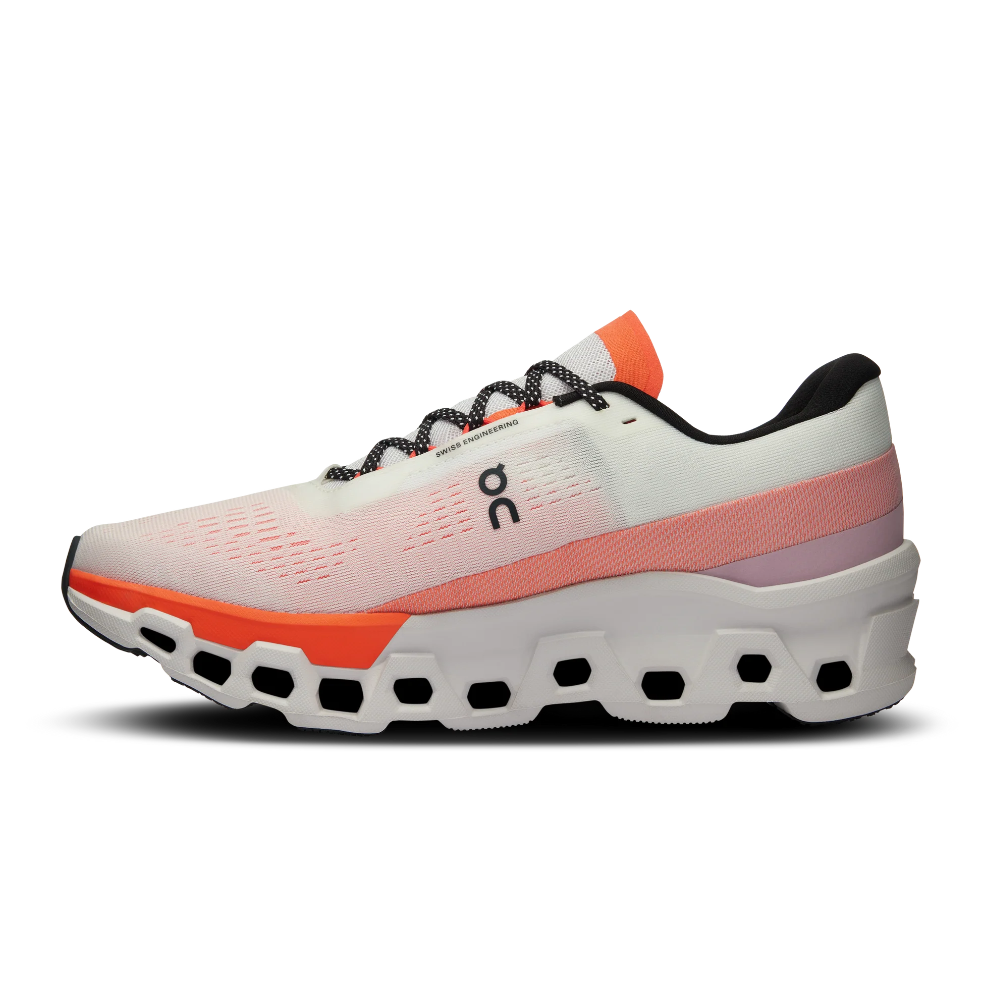 On Running Men's Cloudmonster 2 Shoes - Undyed / Flame - Image 3