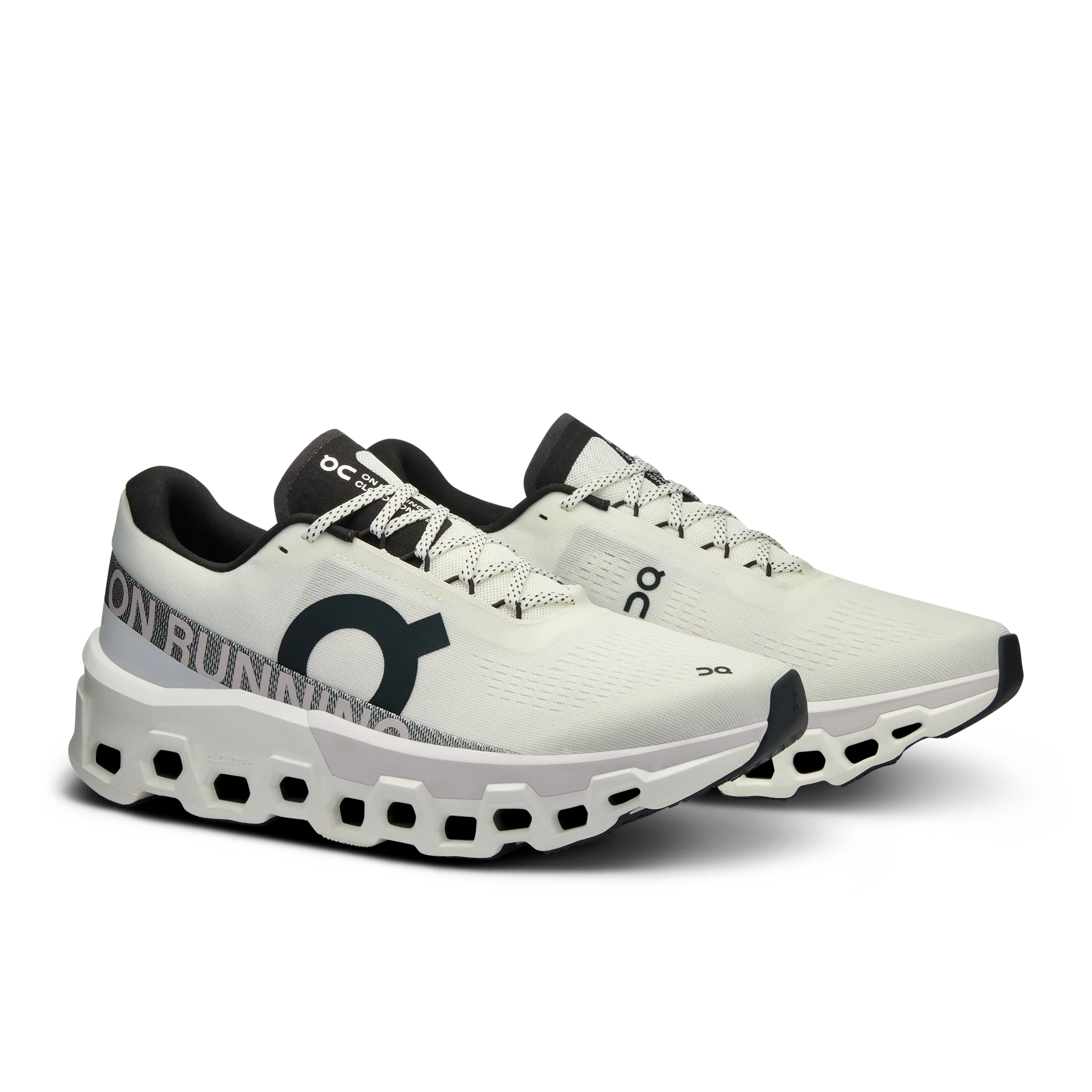 On Running Men's Cloudmonster 2 Shoes - Undyed / Frost - Image 2