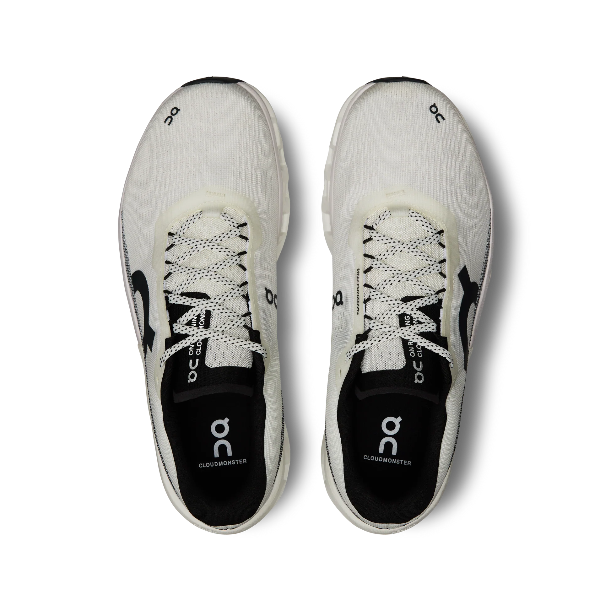 On Running Men's Cloudmonster 2 Shoes - Undyed / Frost - Image 4