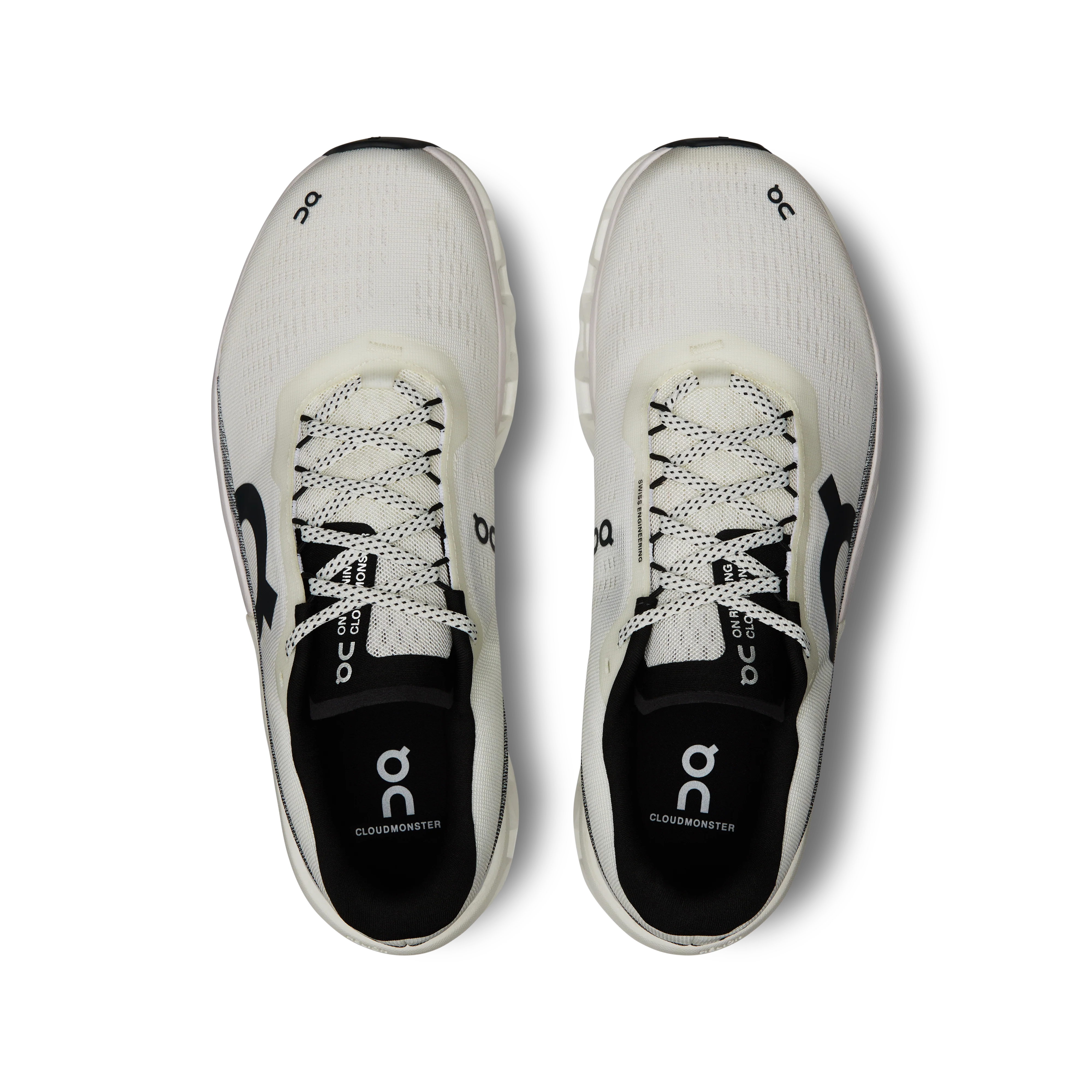 On Running Men's Cloudmonster 2 Shoes - White / Frost - Image 3