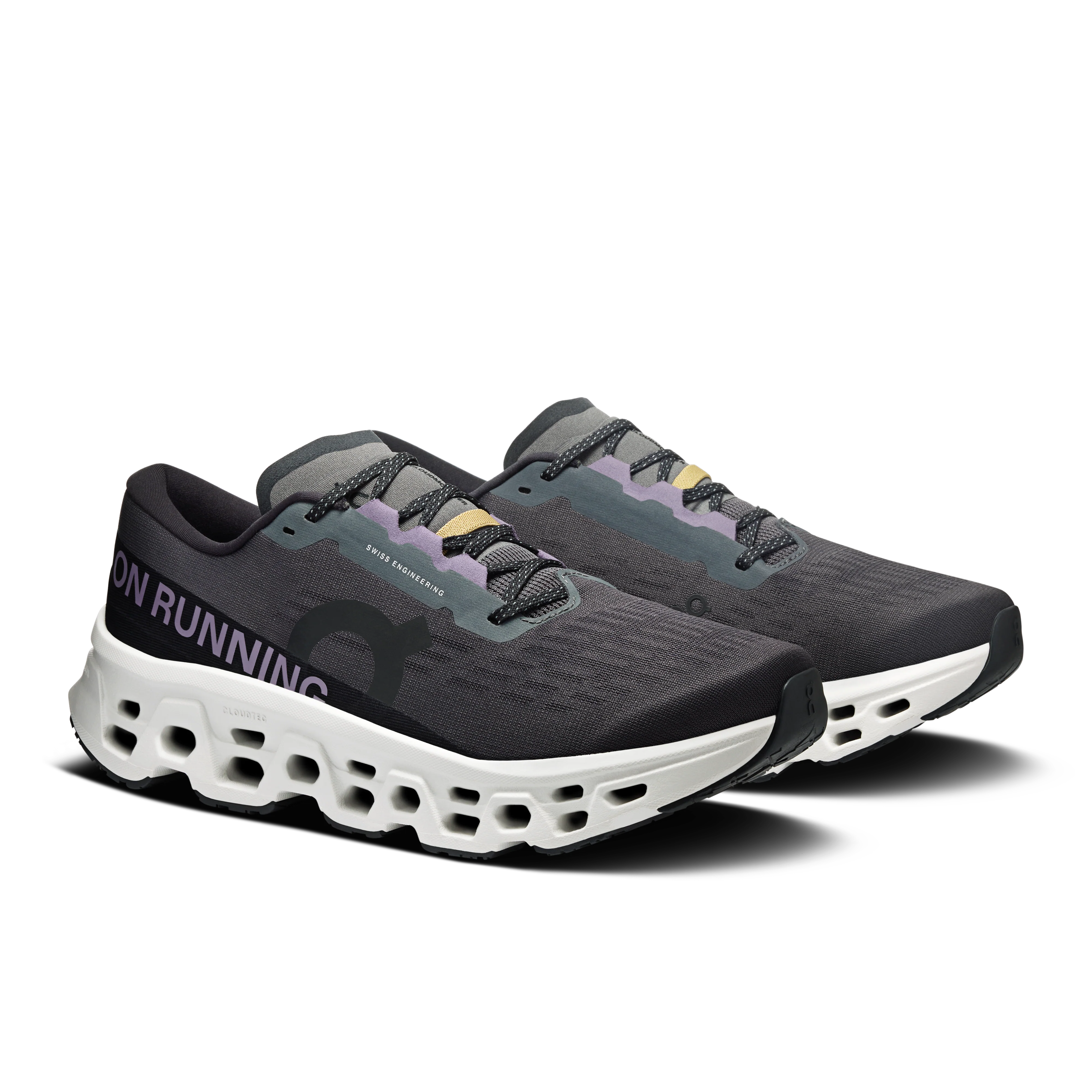 On Running Men's Cloudmonster 3 Shoes - Eclipse / Frost - Image 2