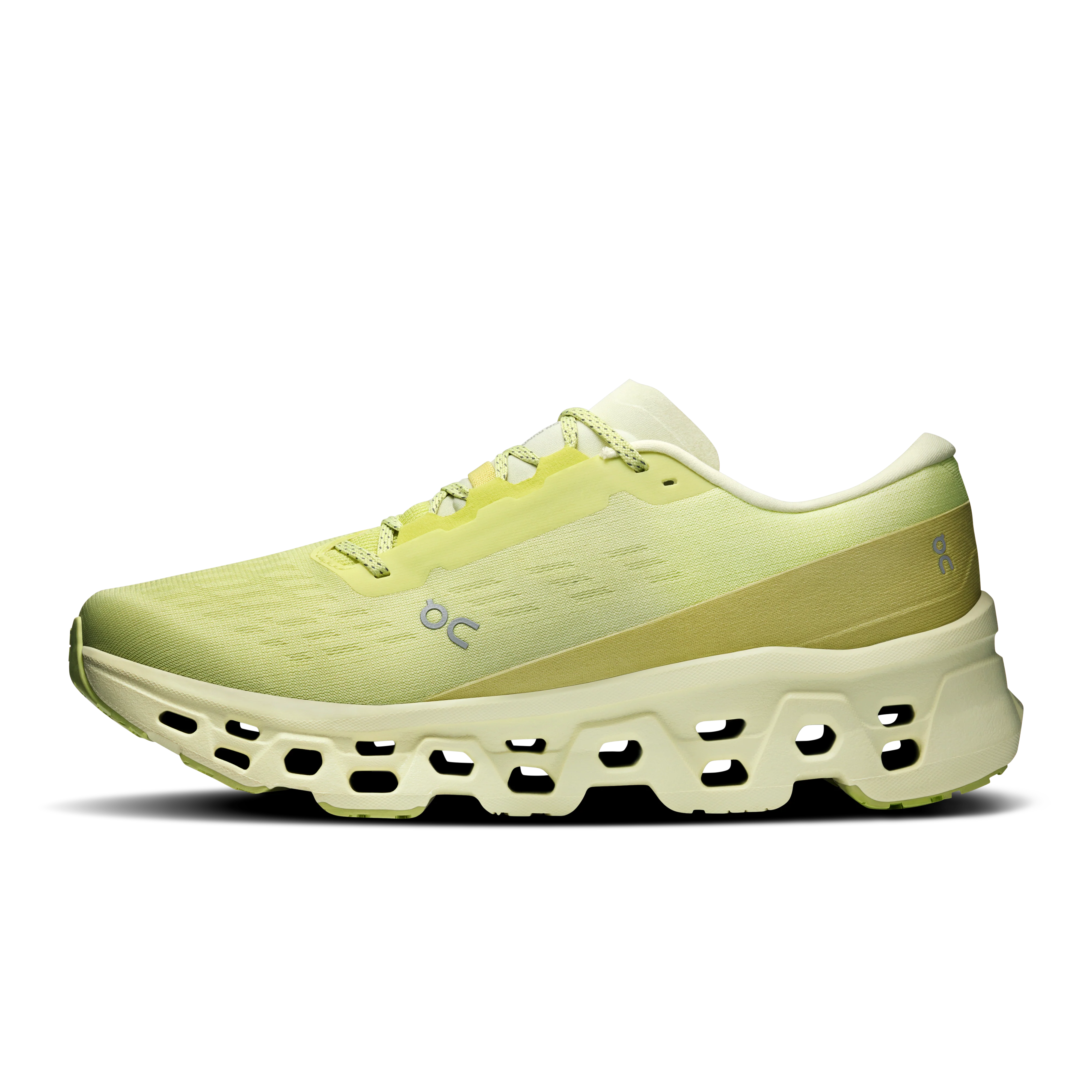 On Running Men's Cloudmonster 3 Shoes - Limelight / Seedling - Image 4