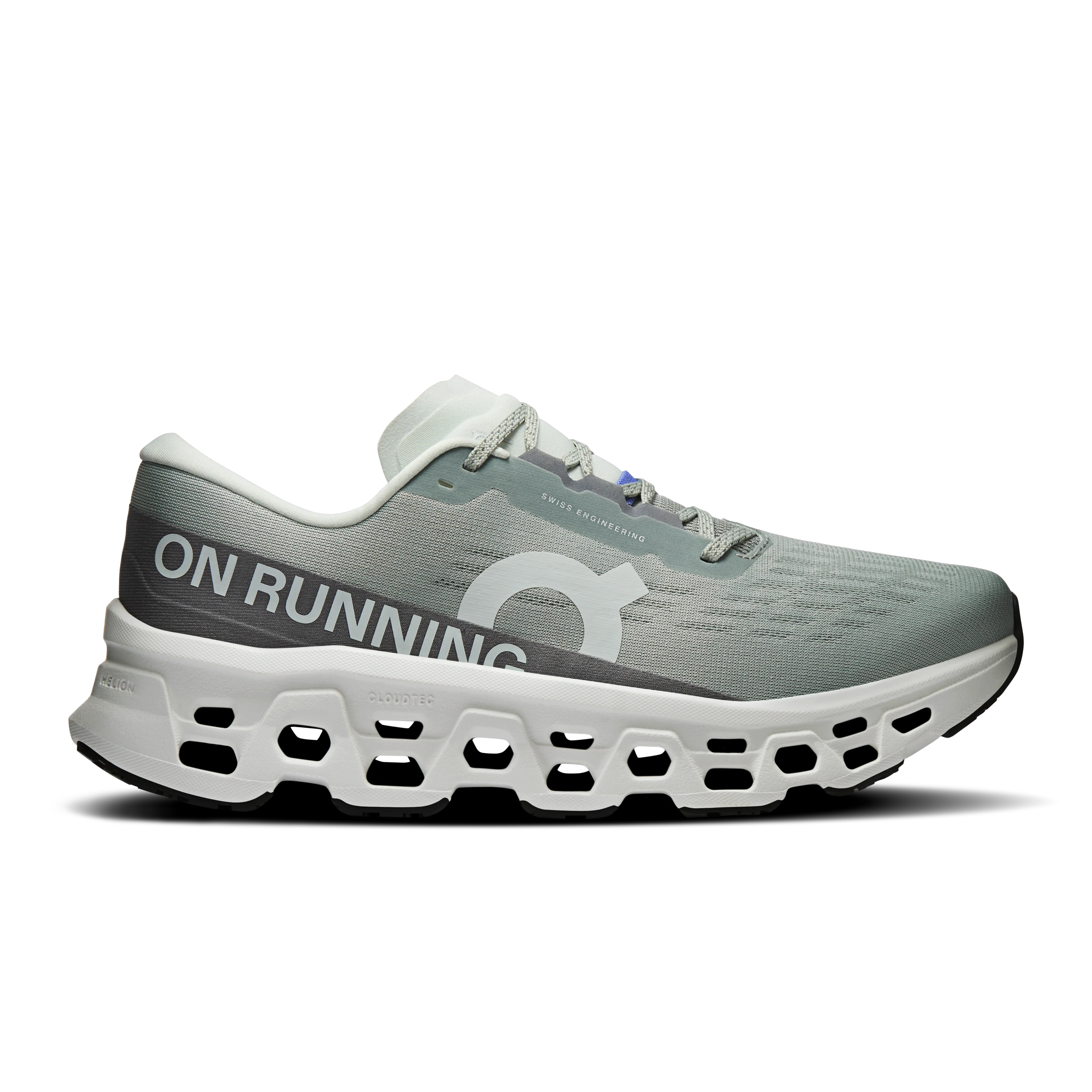 On Running Men's Cloudmonster 3 Shoes - Tin / Ivory