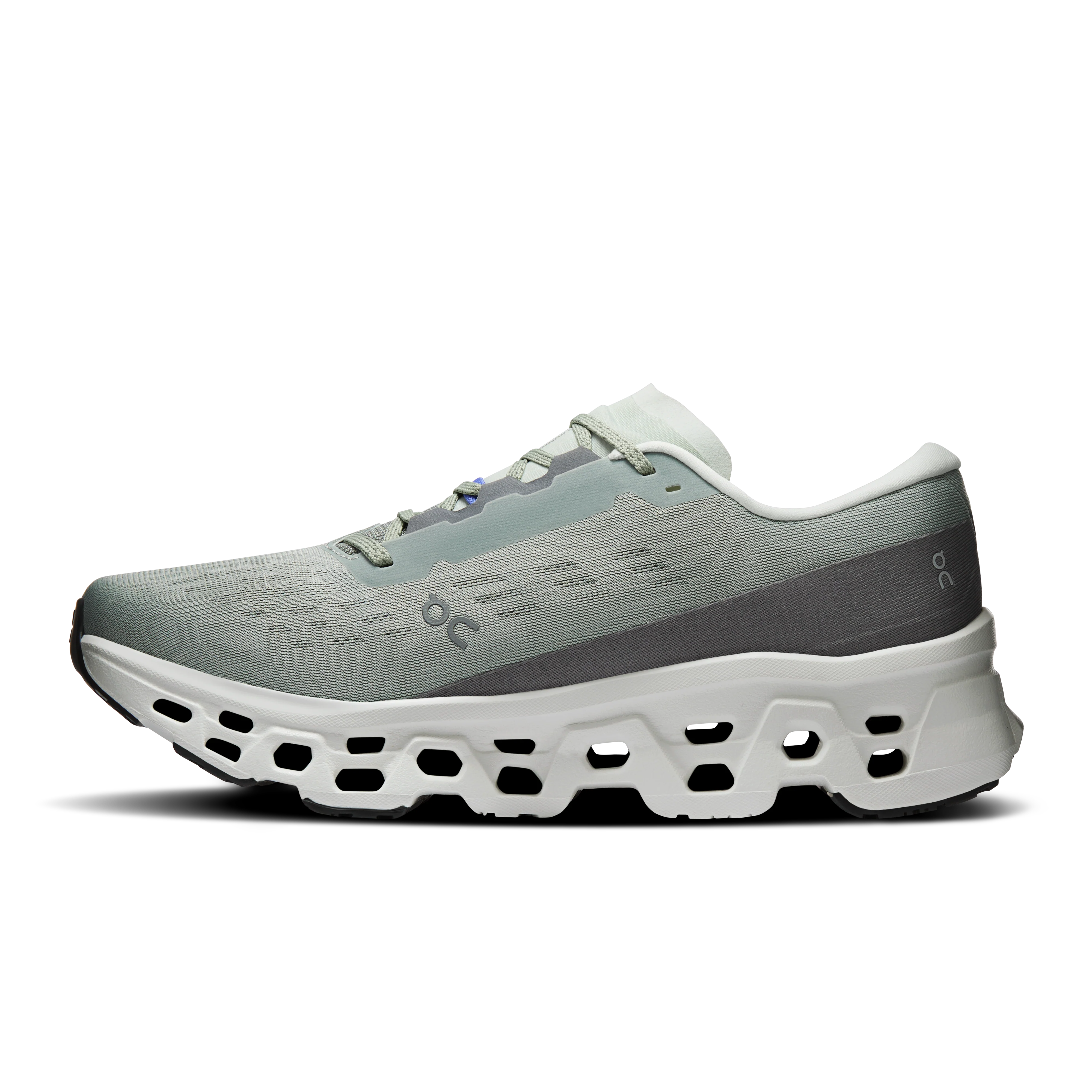 On Running Men's Cloudmonster 3 Shoes - Tin / Ivory - Image 4