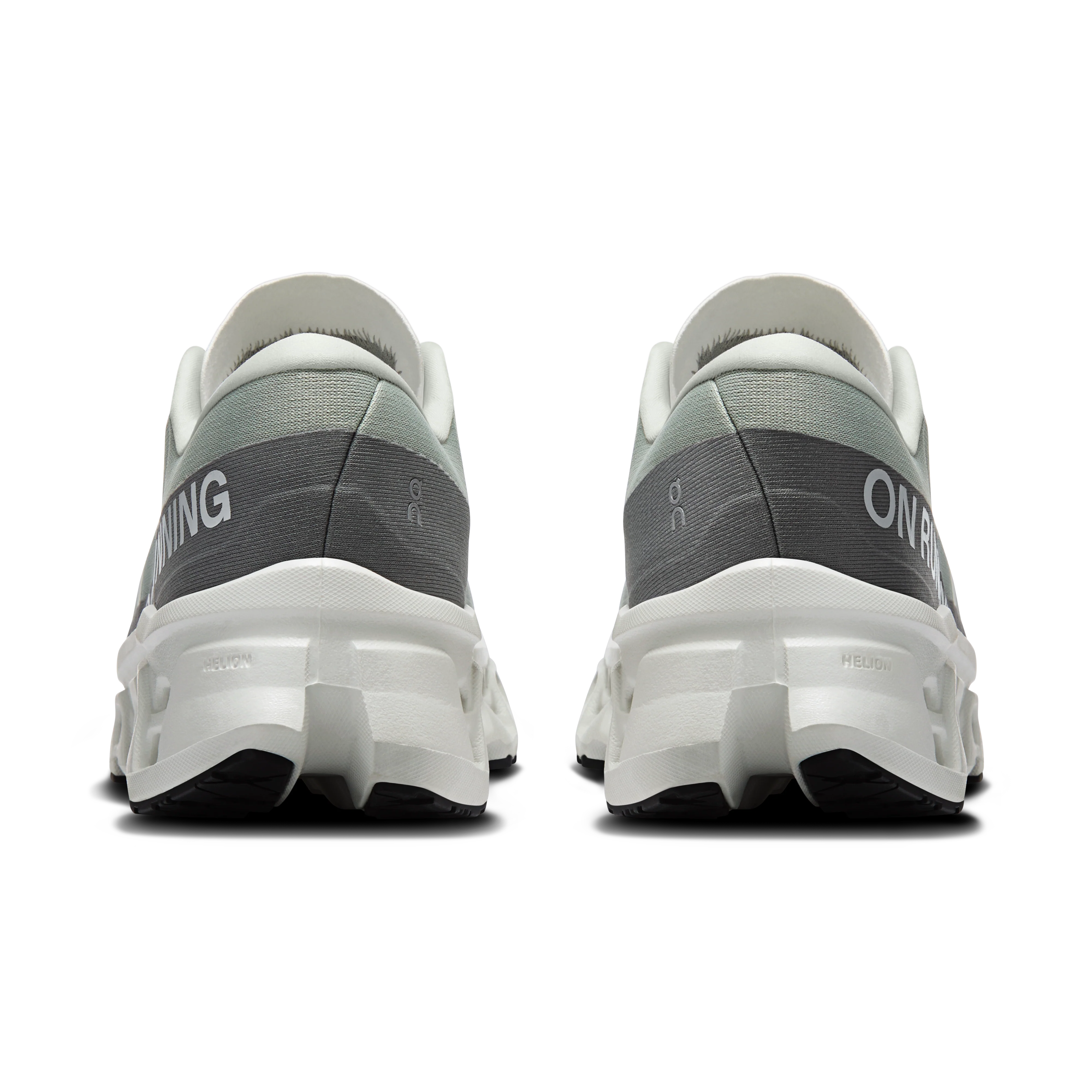 On Running Men's Cloudmonster 3 Shoes - Tin / Ivory - Image 5