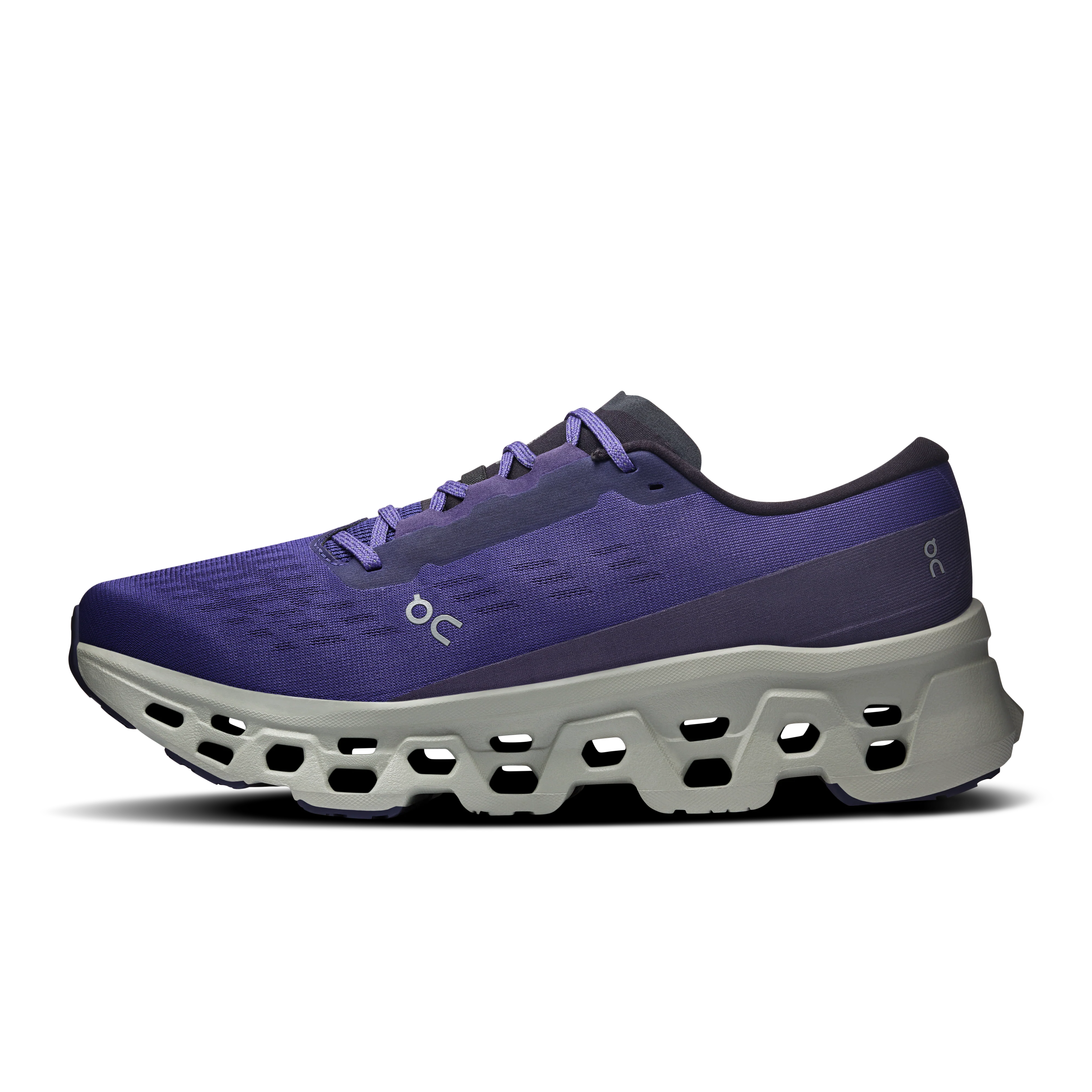 On Running Men's Cloudmonster 3 Shoes - Twilight / White - Image 4