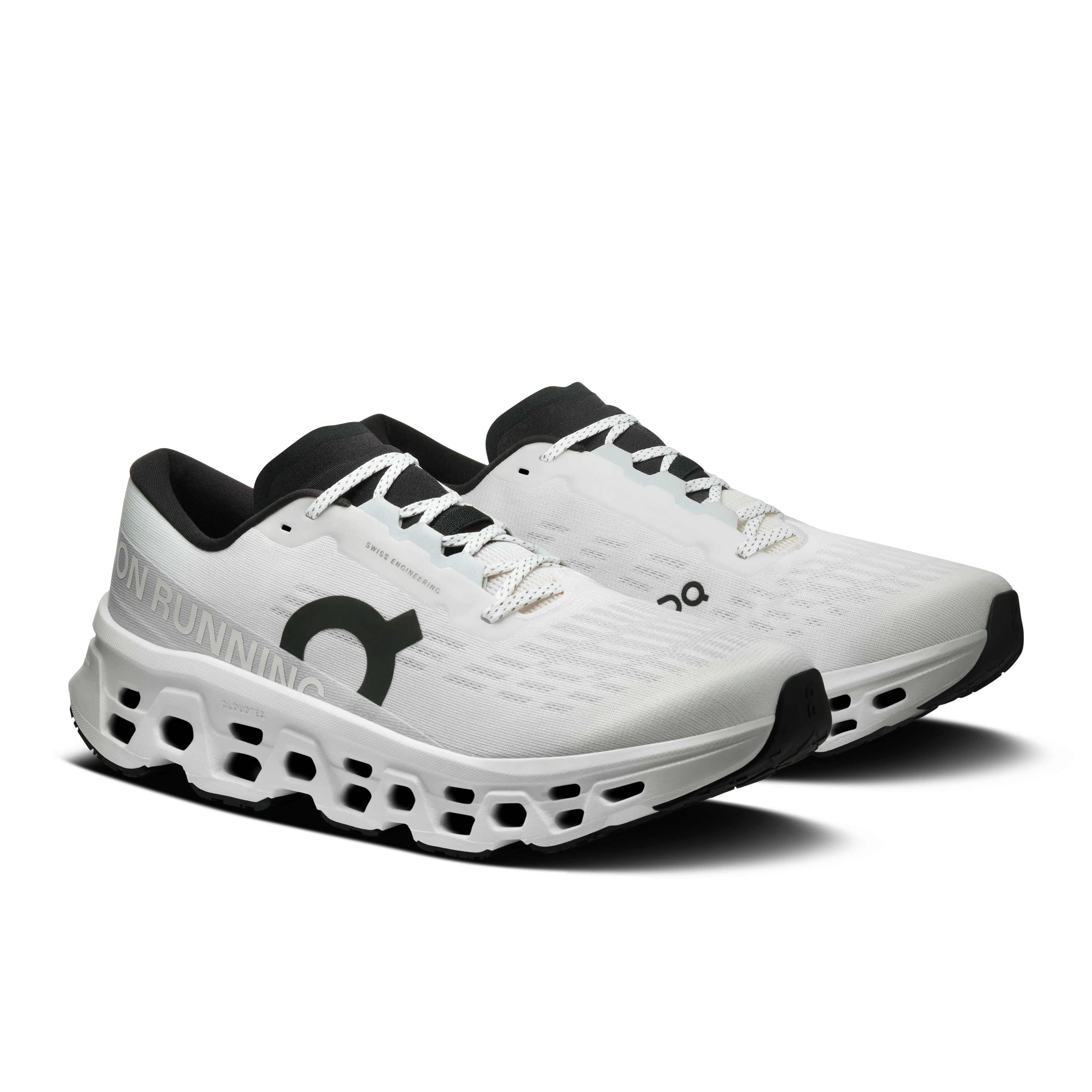 On Running Men's Cloudmonster 3 Shoes - White / White - Image 2