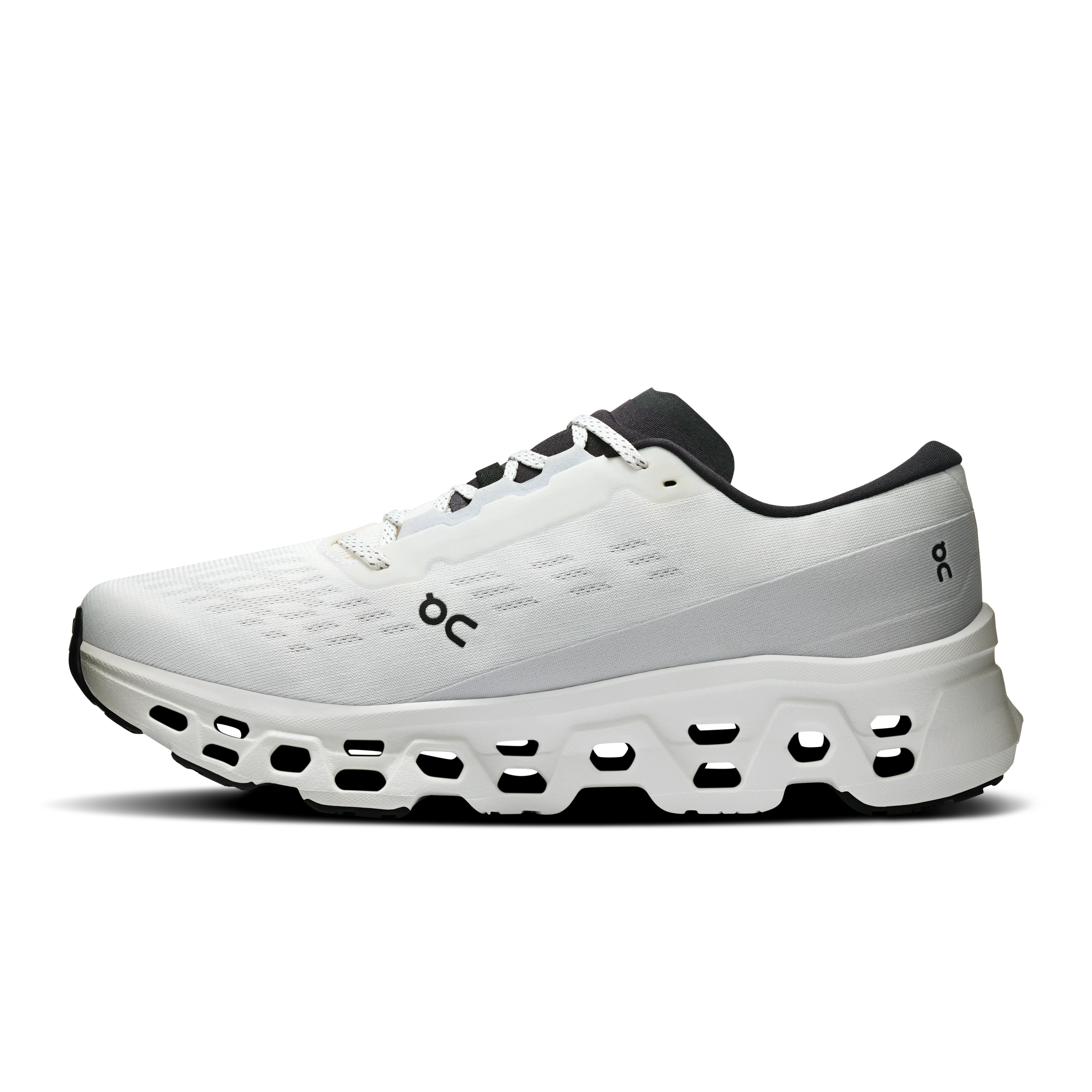 On Running Men's Cloudmonster 3 Shoes - White / White - Image 4