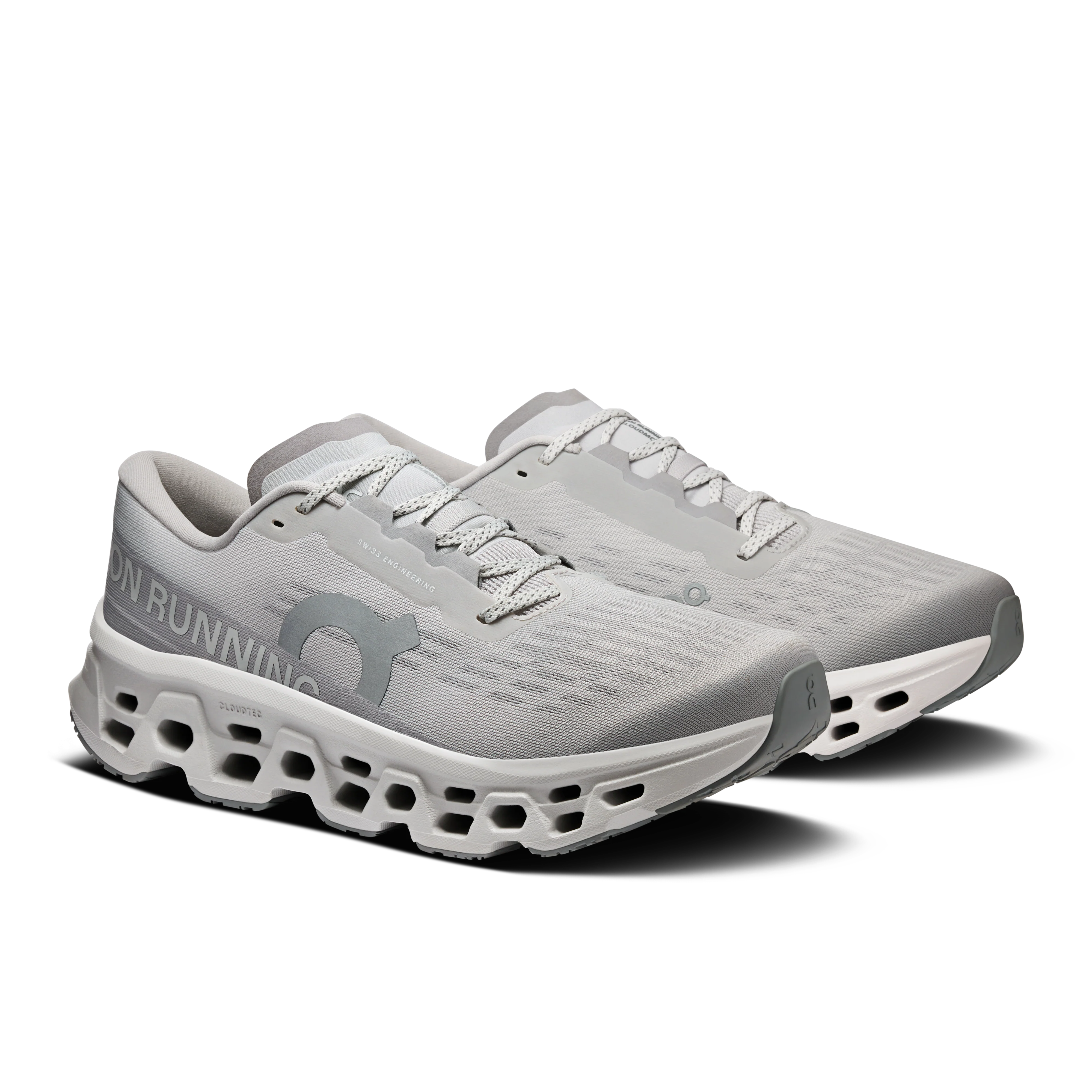 On Running Men's Cloudmonster 3 Shoes - Wolf / Wolf - Image 2