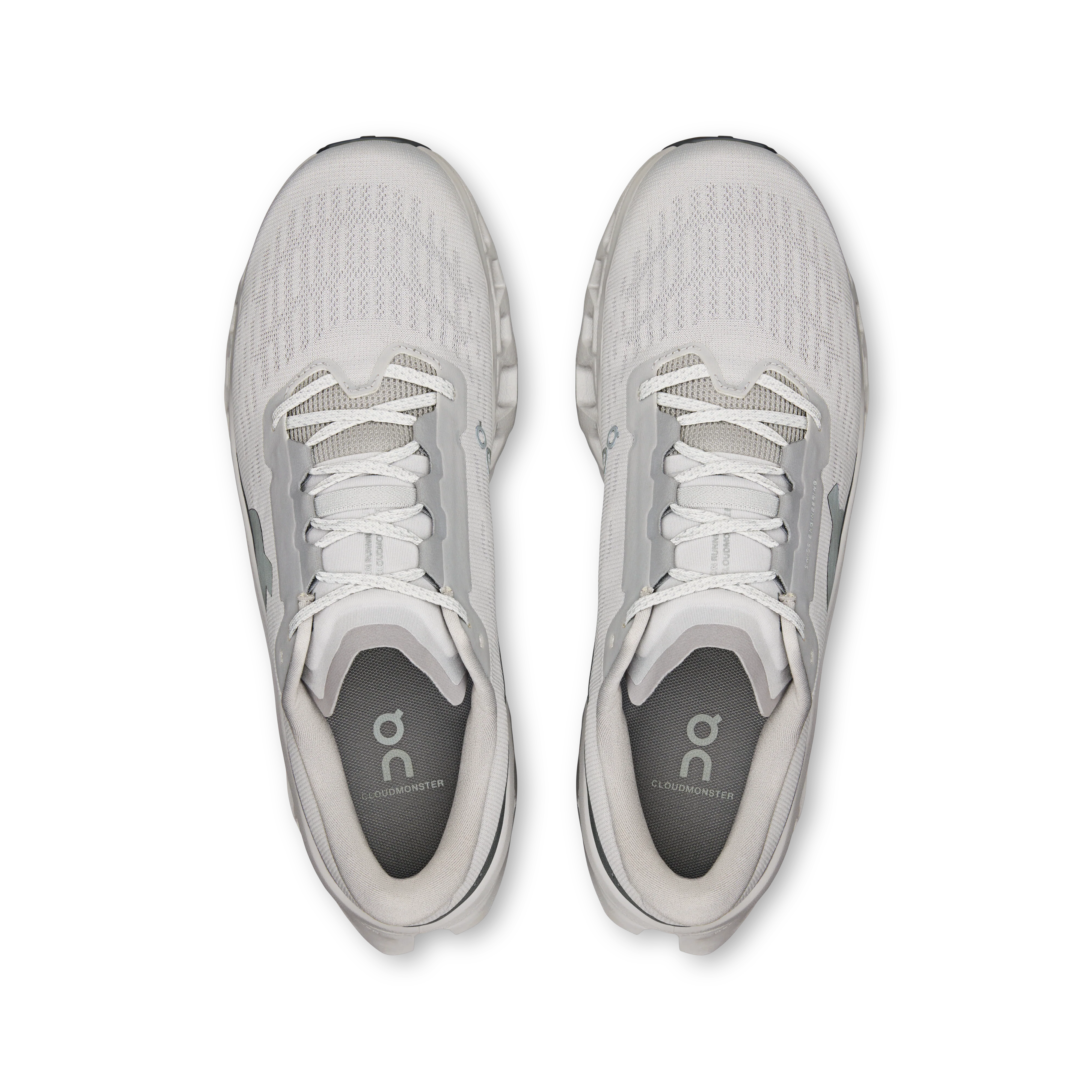 On Running Men's Cloudmonster 3 Shoes - Wolf / Wolf - Image 3