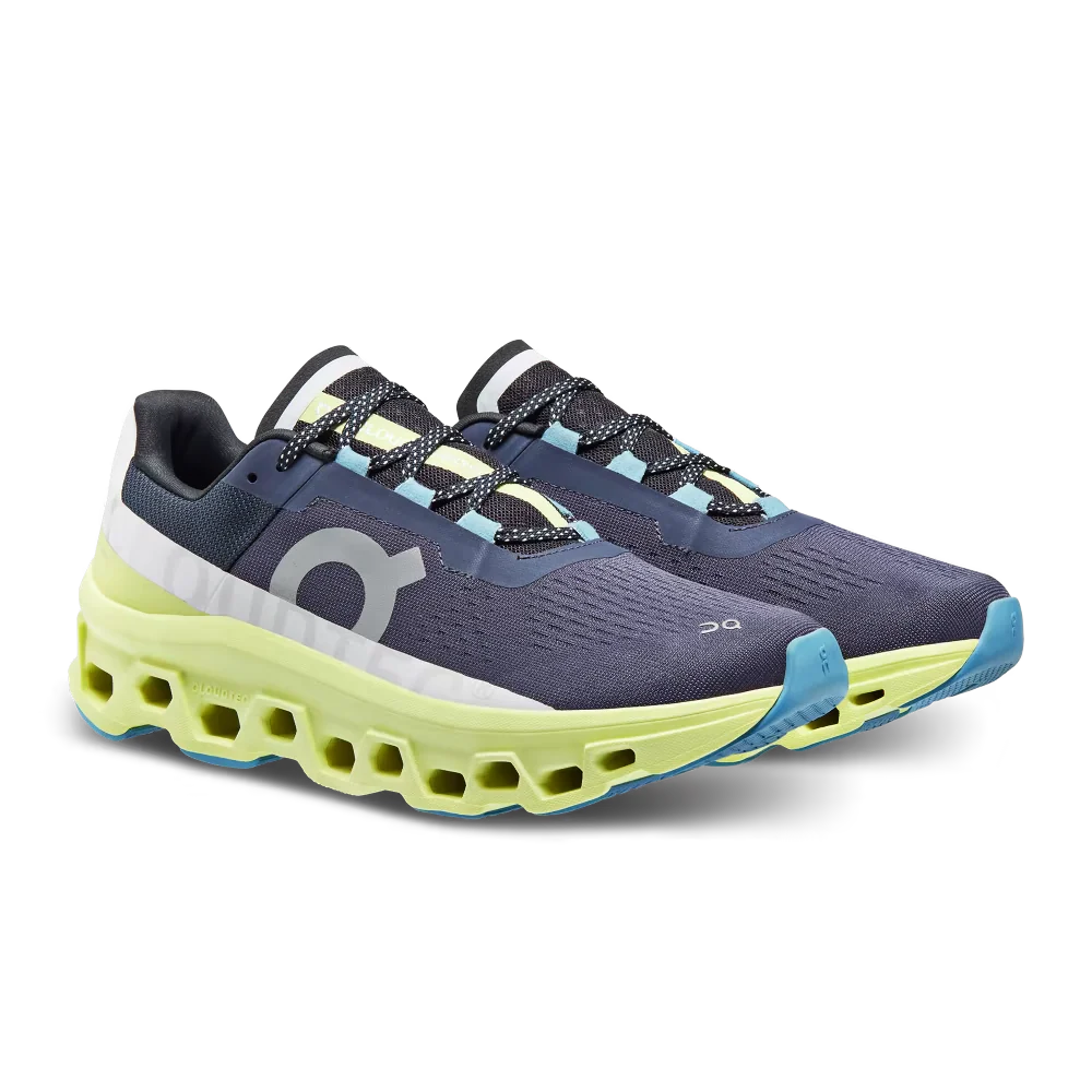 On Running Men's Cloudmonster Shoes - Iron / Hay - Image 6
