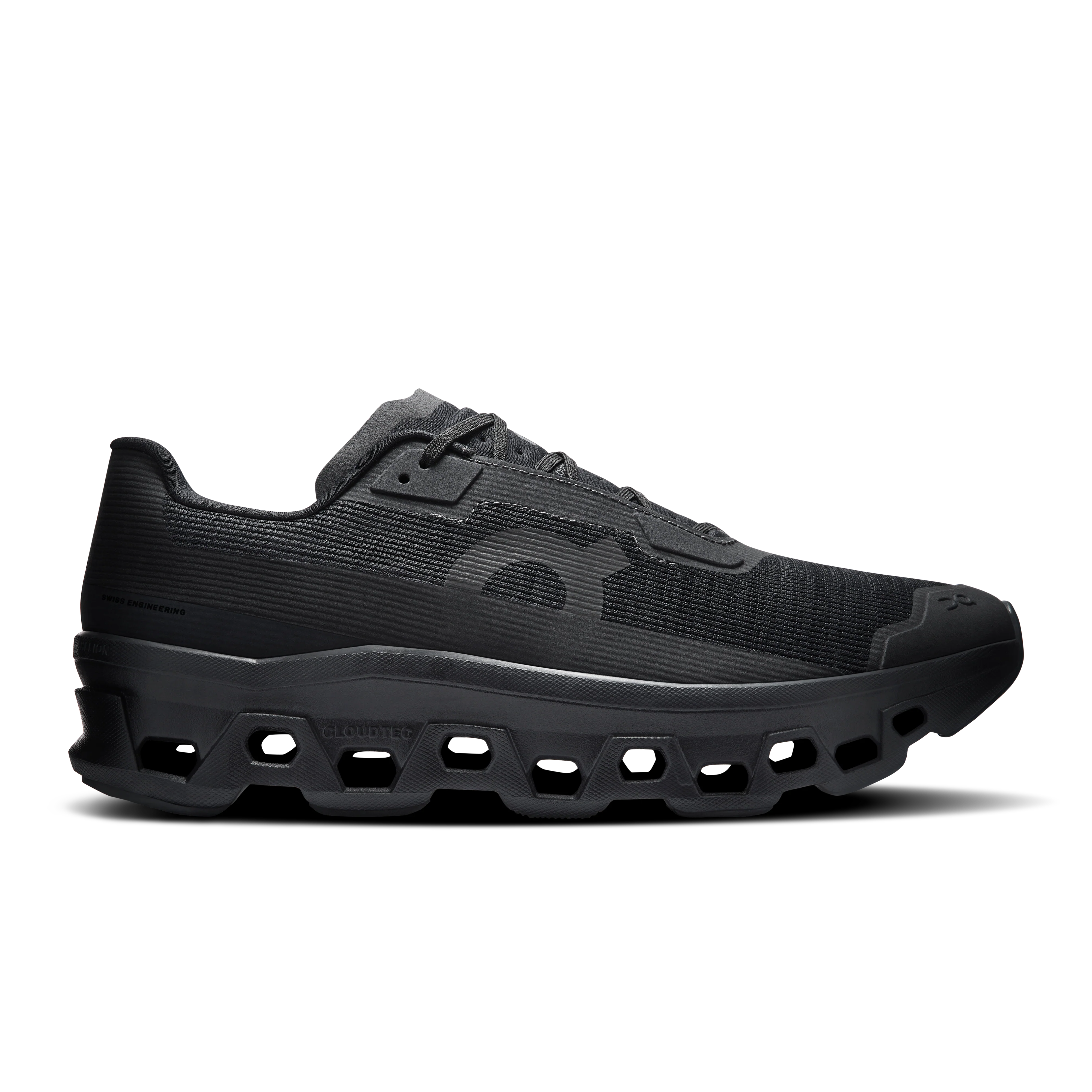 On Running Men's Cloudmonster Void Shoes - Black / Black