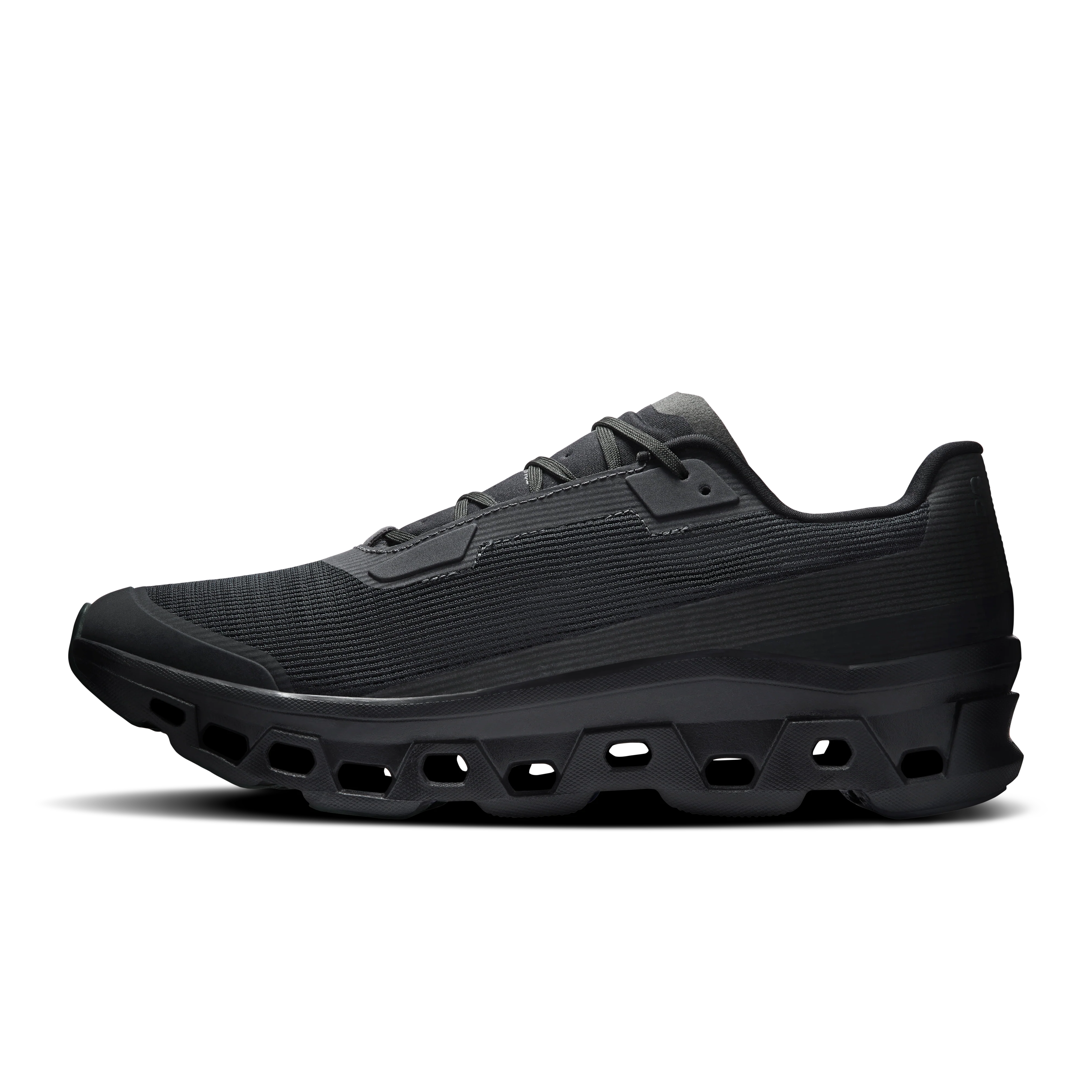 On Running Men's Cloudmonster Void Shoes - Black / Black - Image 4