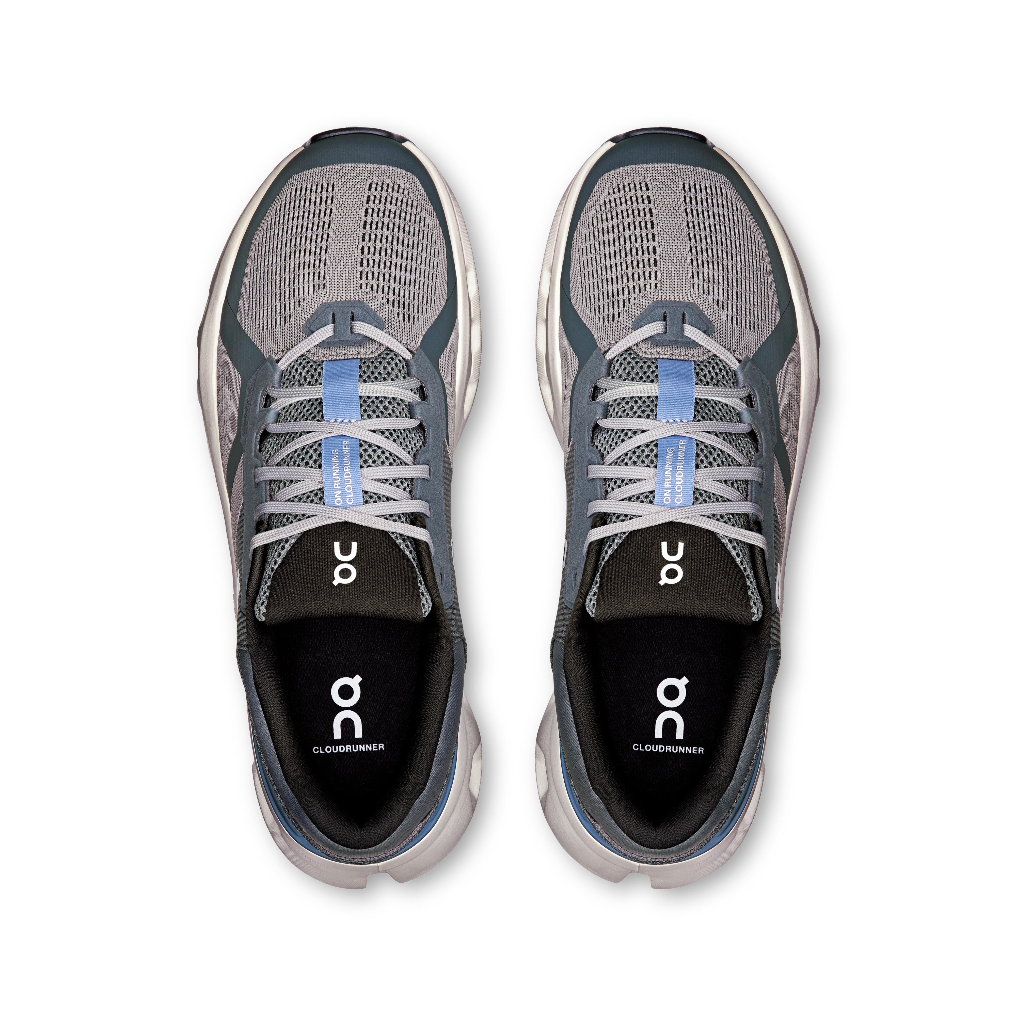 On Running Men's Cloudrunner 2 Shoes - Alloy / Chambray - Image 3