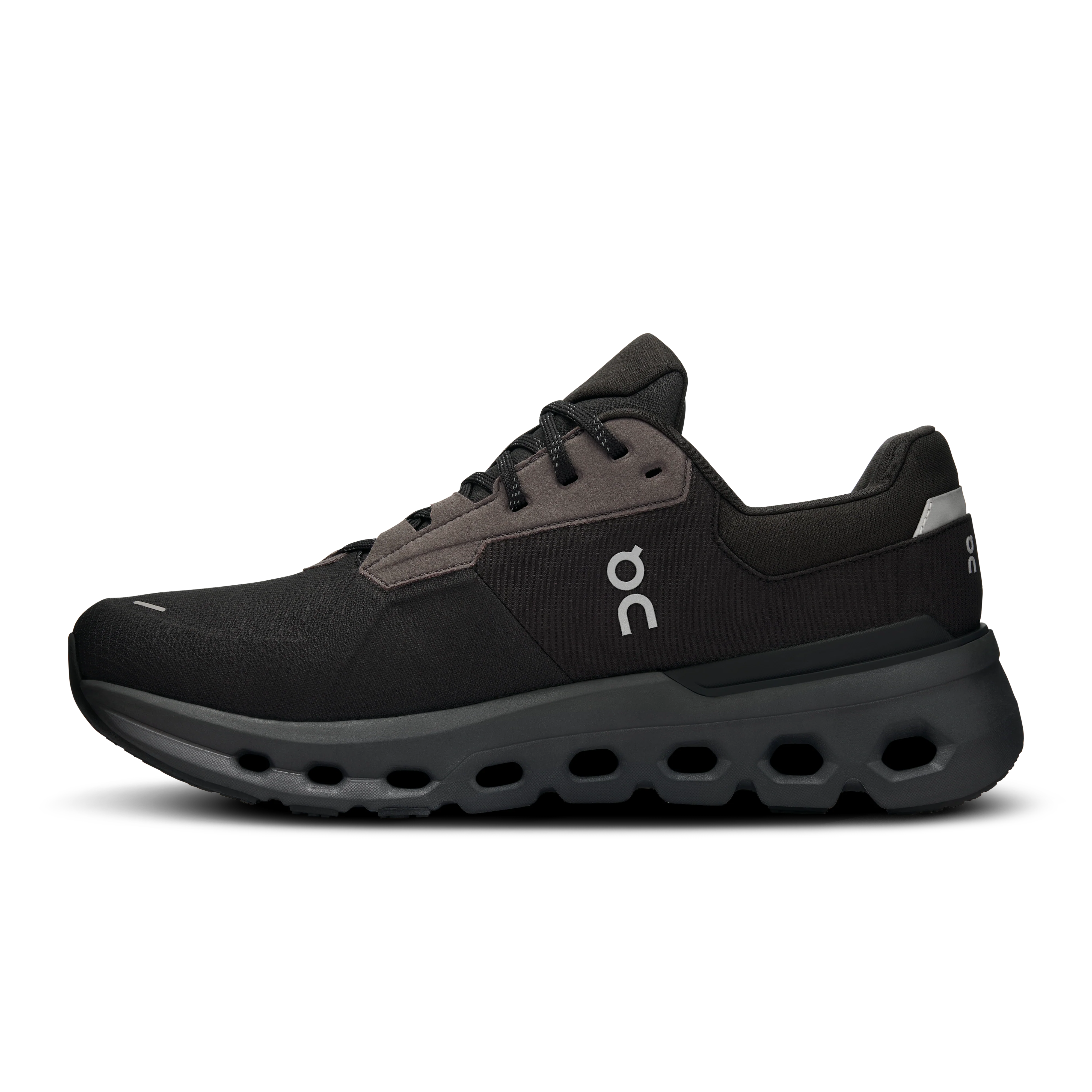 On Running Men's Cloudrunner 2 Waterproof Shoes - Magnet / Black - Image 5