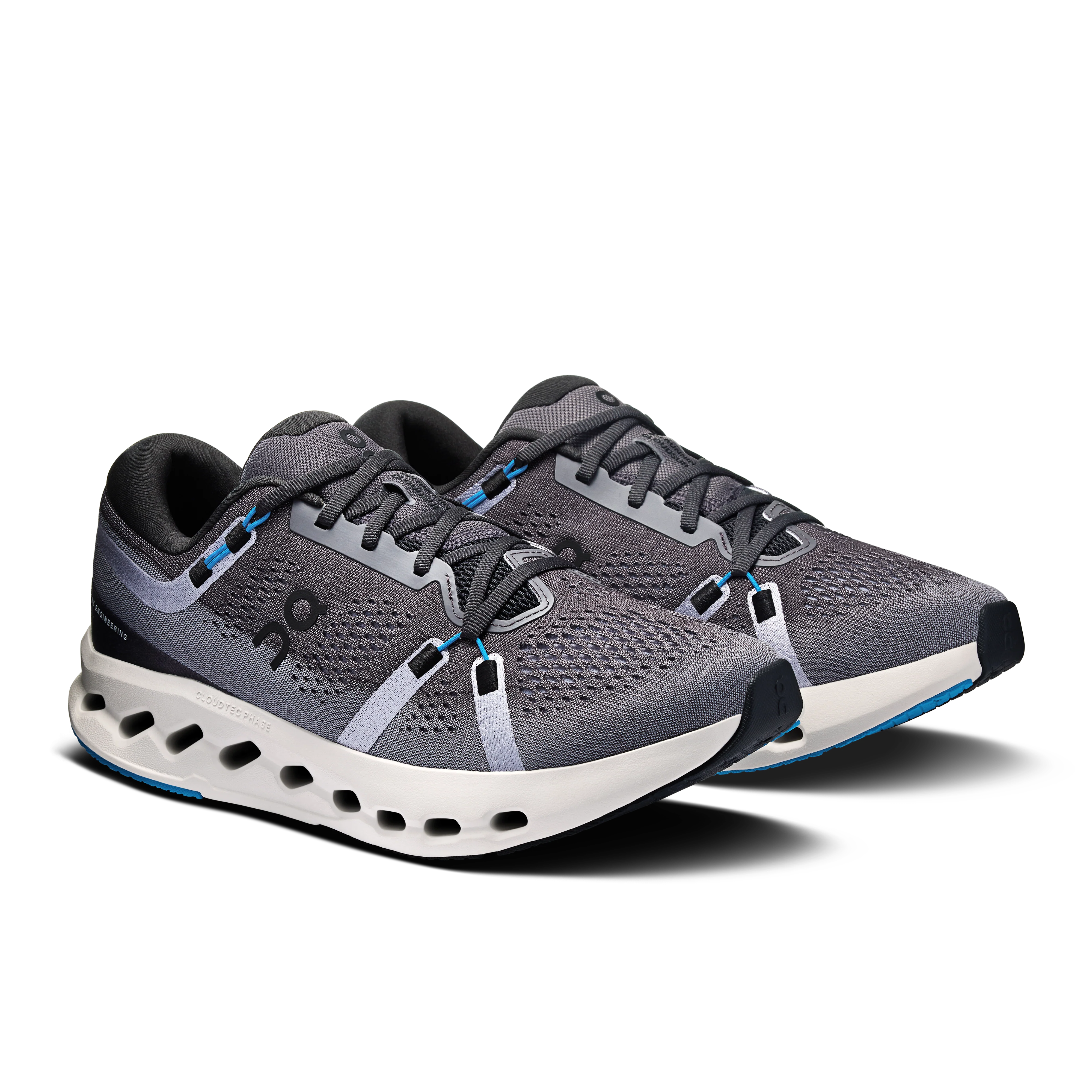 On Running Men's Cloudsurfer 2 Shoes - Black / Malibu - Image 2