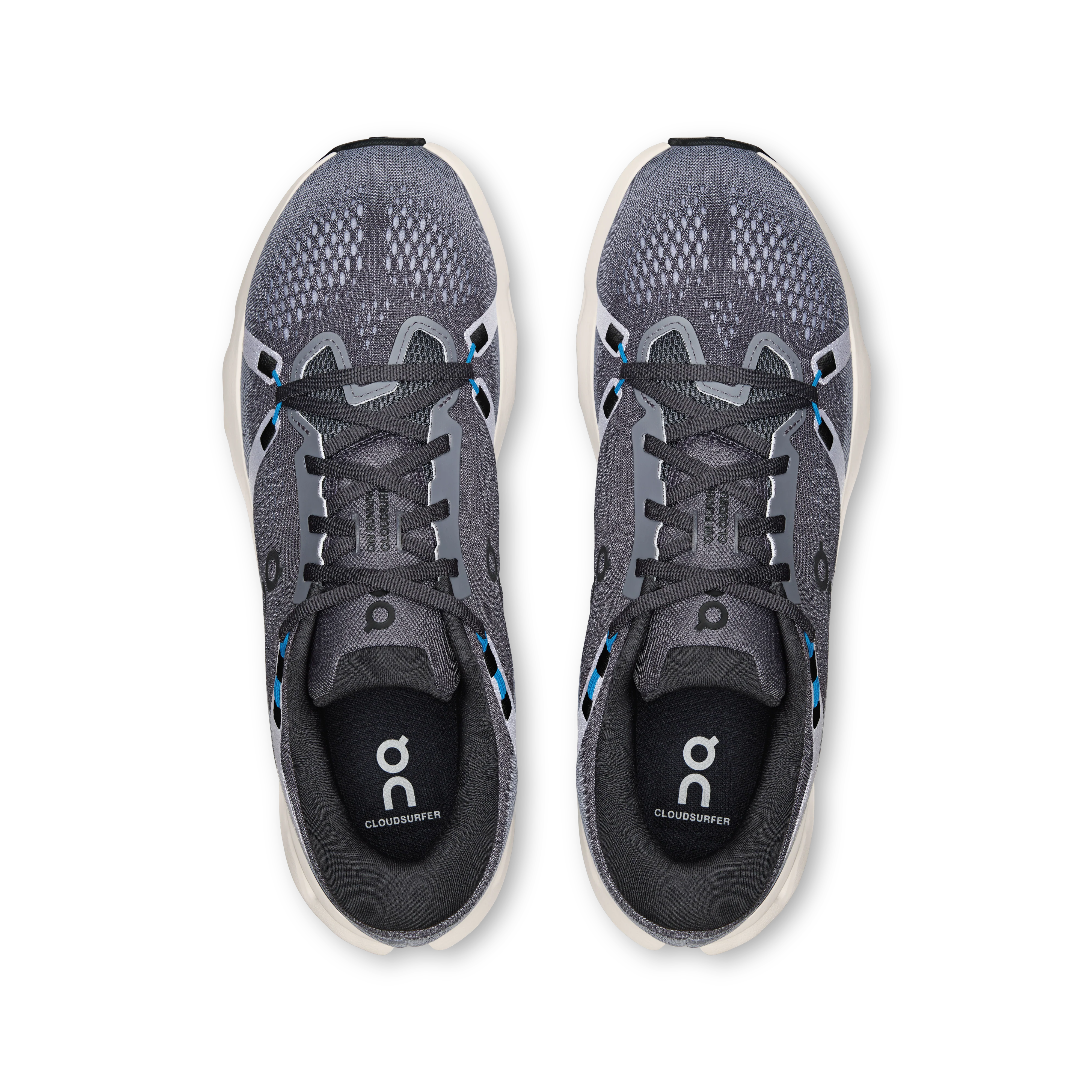 On Running Men's Cloudsurfer 2 Shoes - Black / Malibu - Image 3