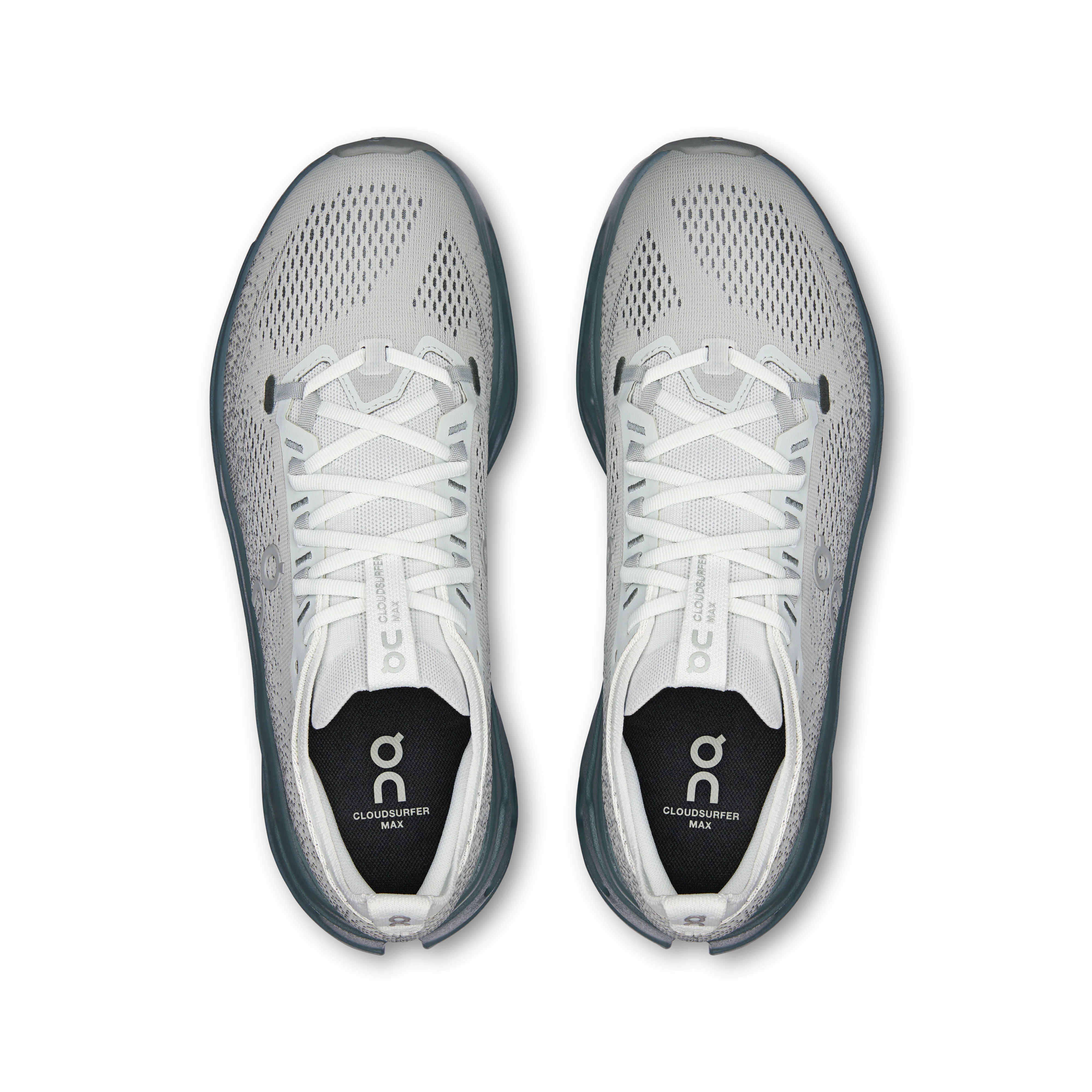 On Running Men's Cloudsurfer Max Shoes - Iceberg / Olive - Image 3