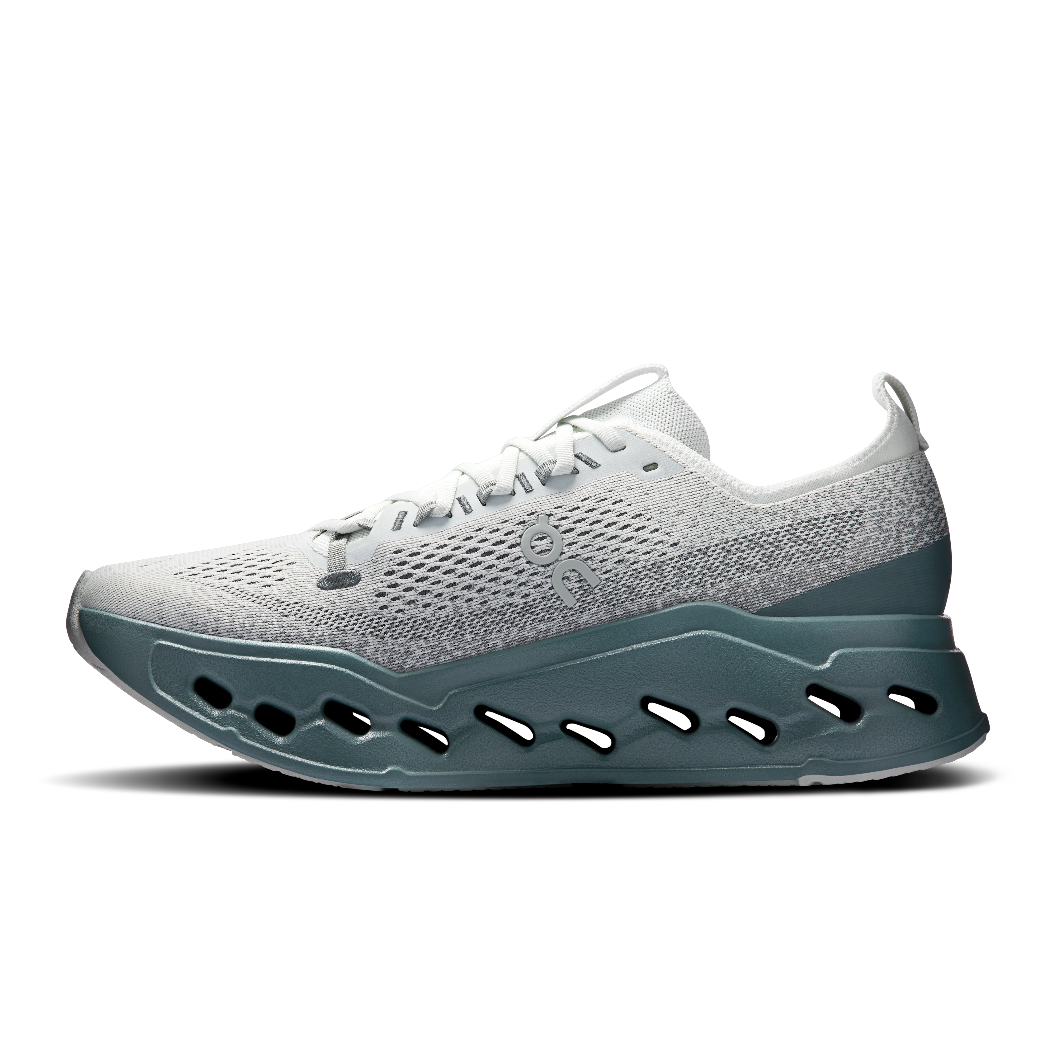 On Running Men's Cloudsurfer Max Shoes - Iceberg / Olive - Image 5