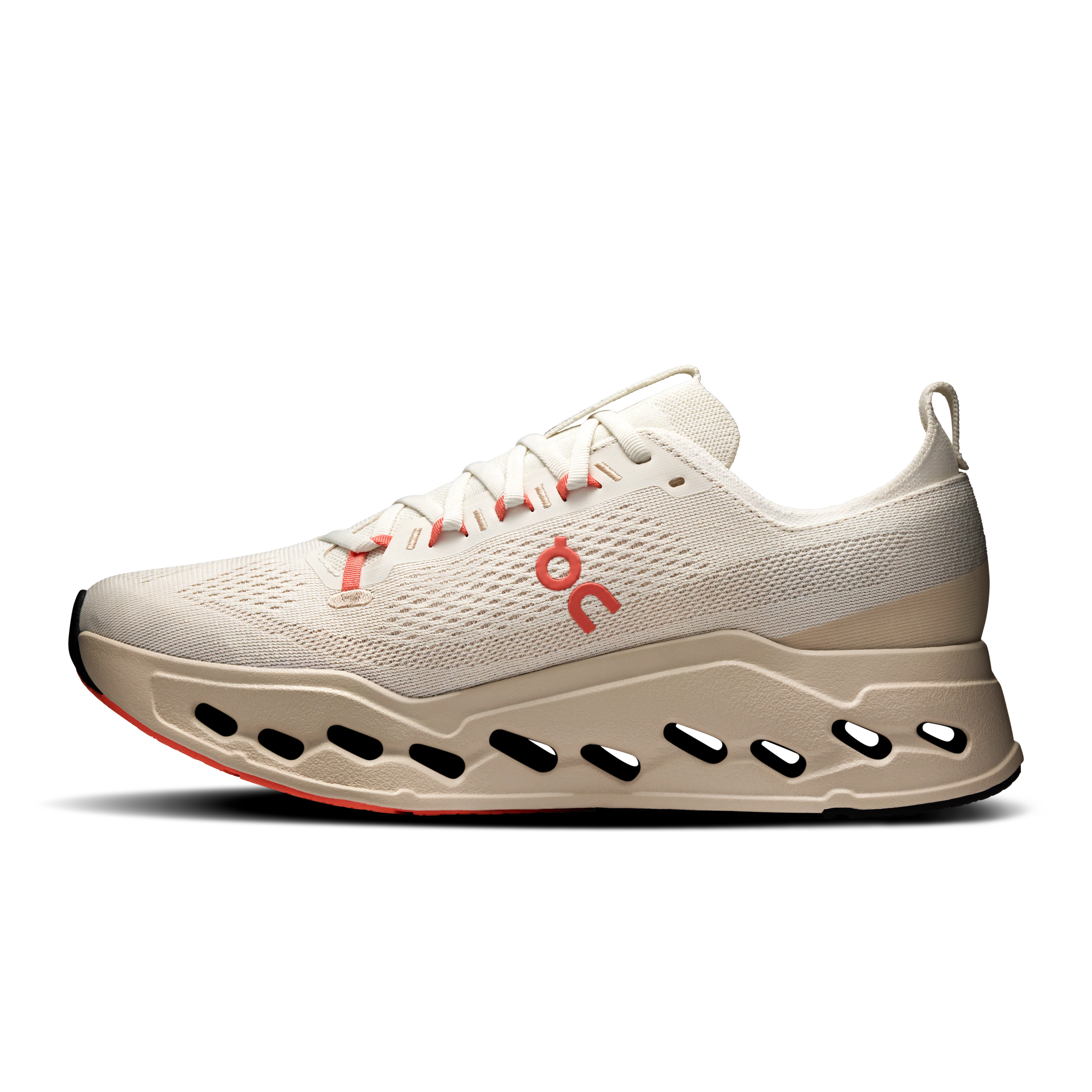 On Running Men's Cloudsurfer Max Shoes - Ivory / Salmon - Image 5