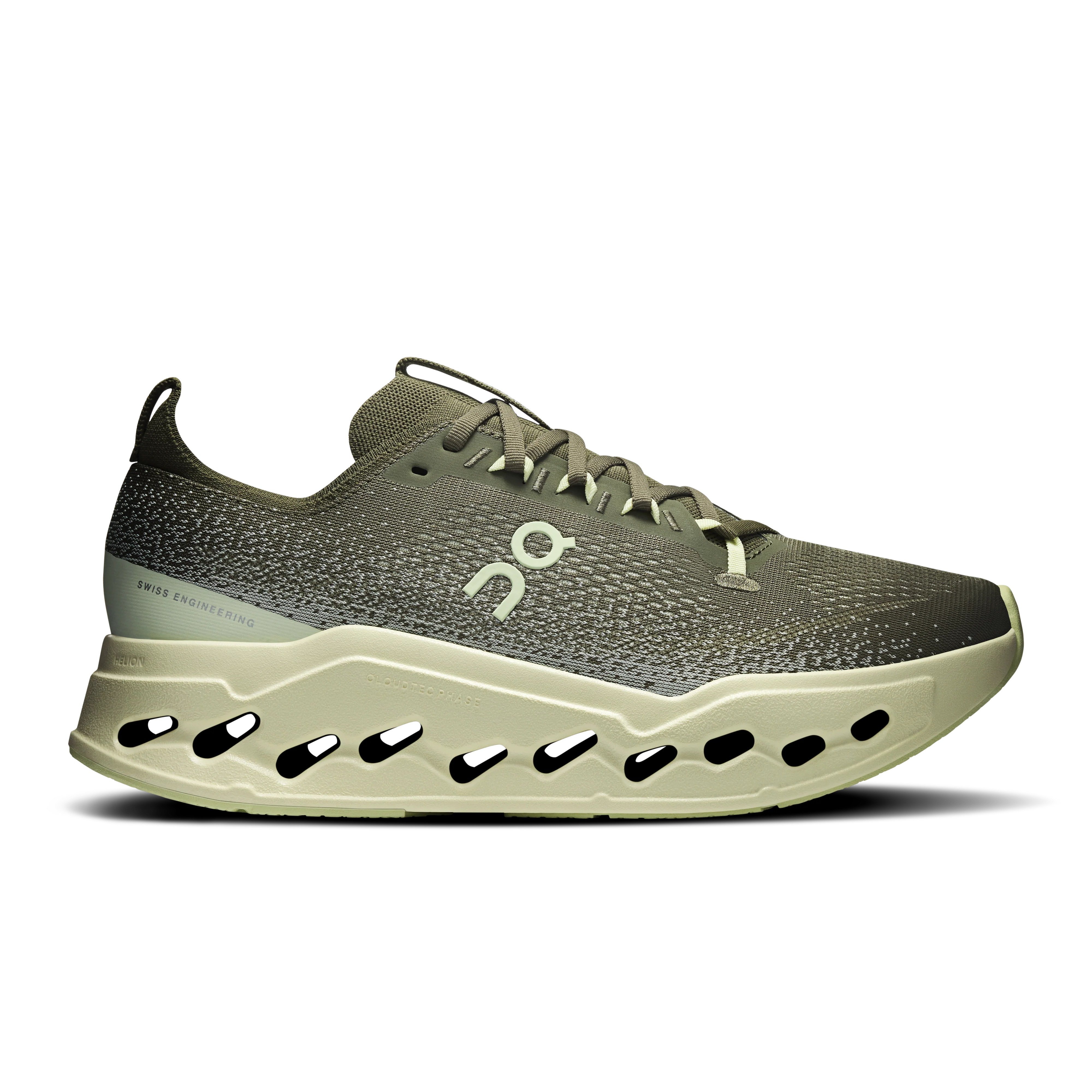 On Running Men's Cloudsurfer Max Shoes - Olive / Seedling