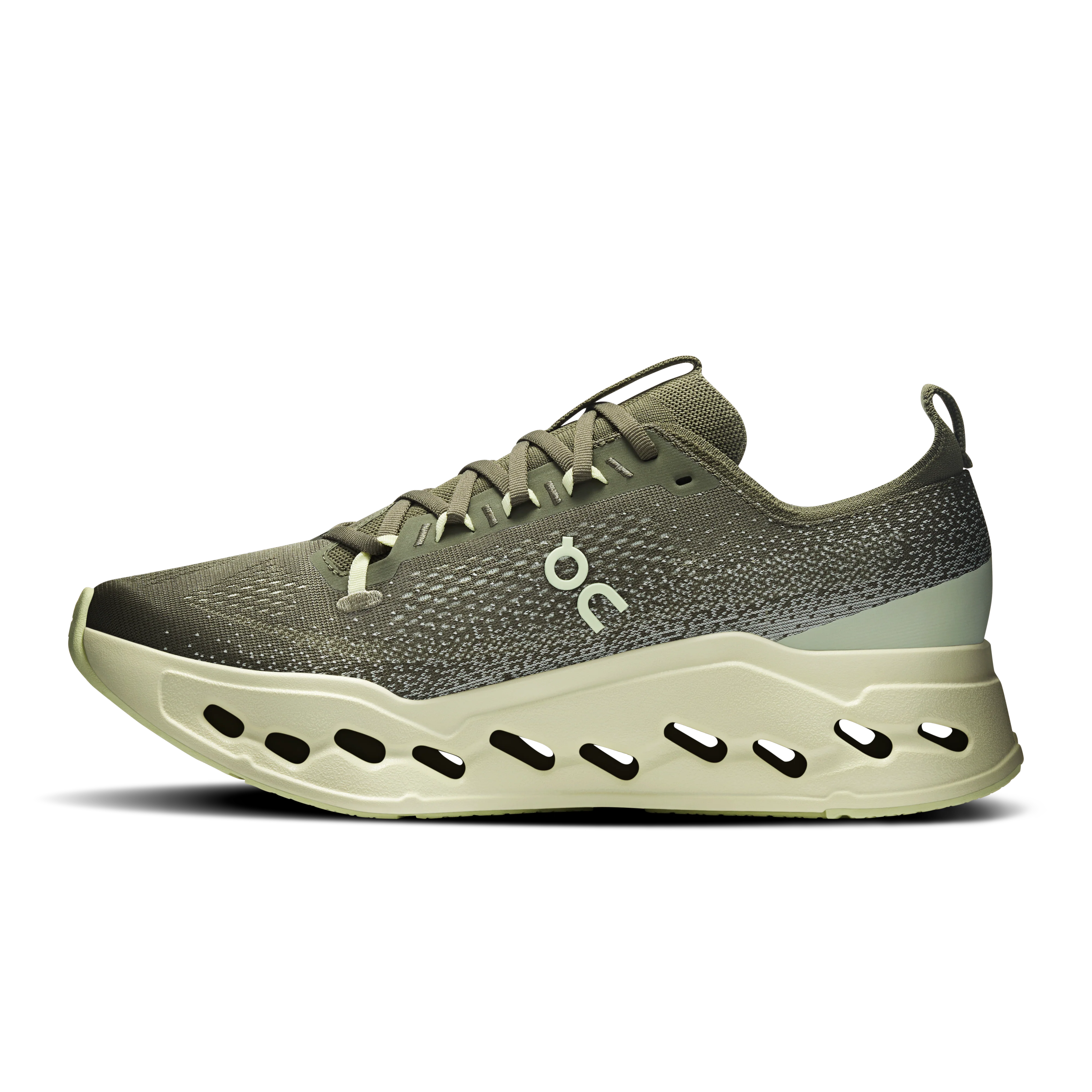 On Running Men's Cloudsurfer Max Shoes - Olive / Seedling - Image 4