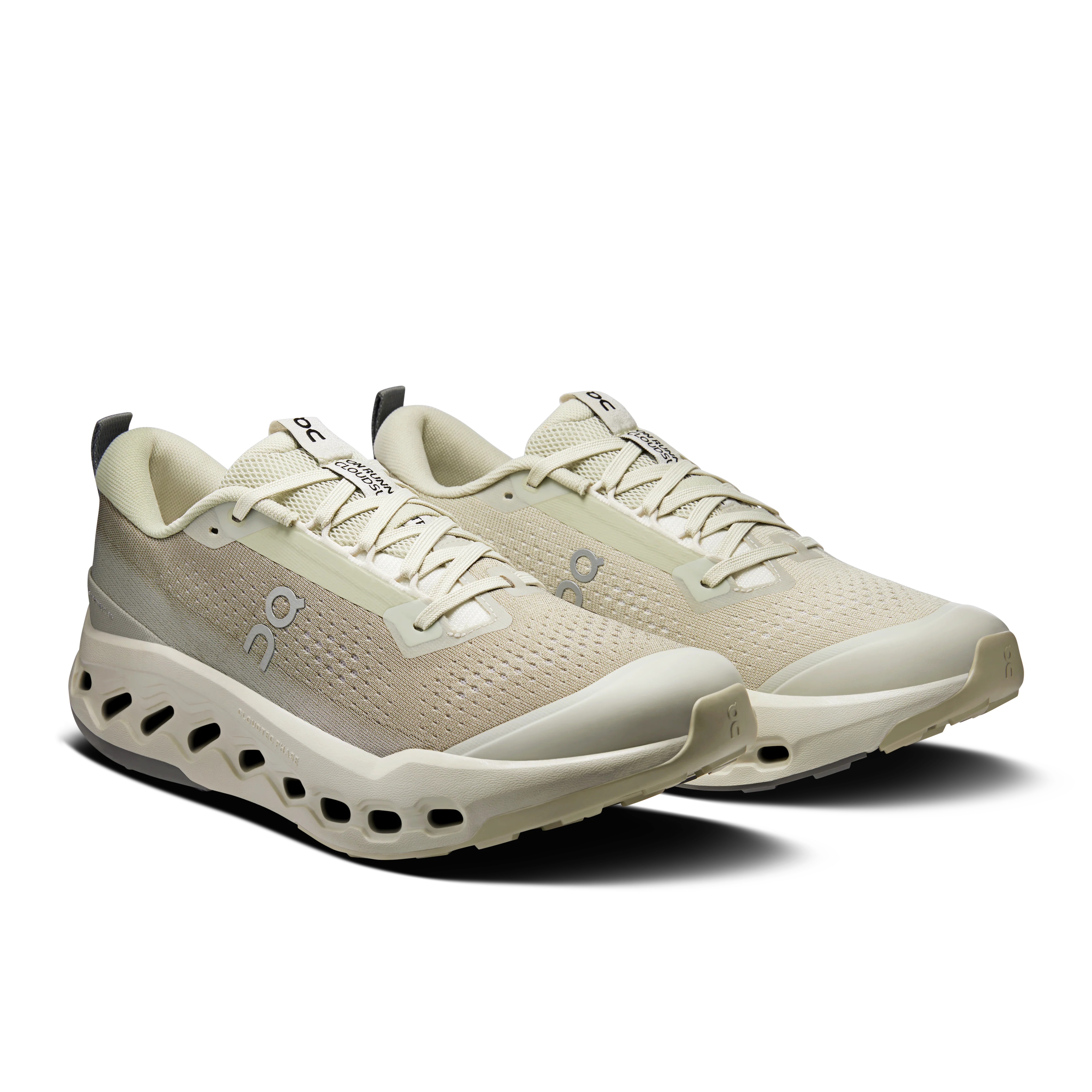 On Running Men's Cloudsurfer Trail 2 Shoes - Chalk / Ghost - Image 2