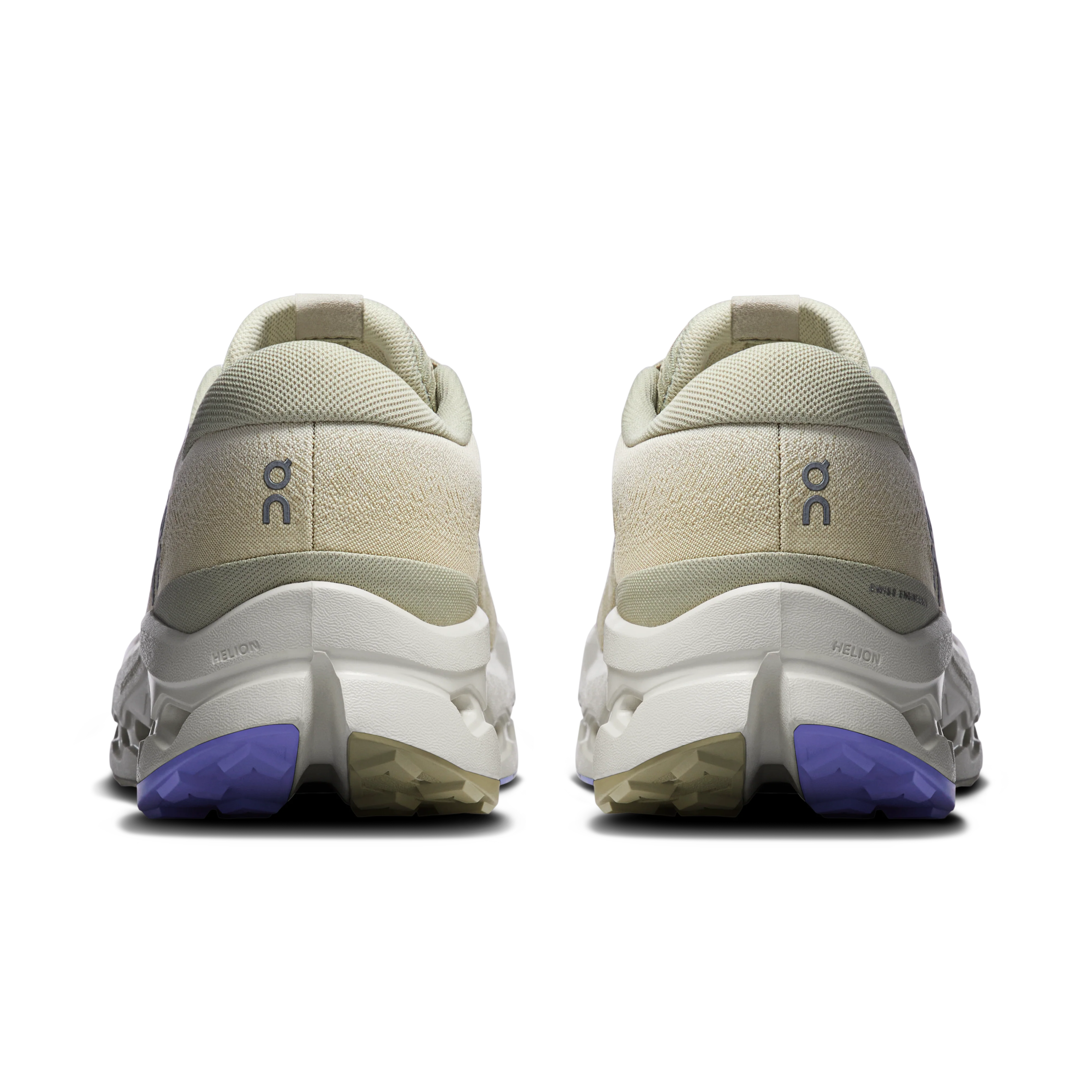 On Running Men's Cloudsurfer Trail 2 Waterproof Shoes - Ghost / Chalk - Image 5