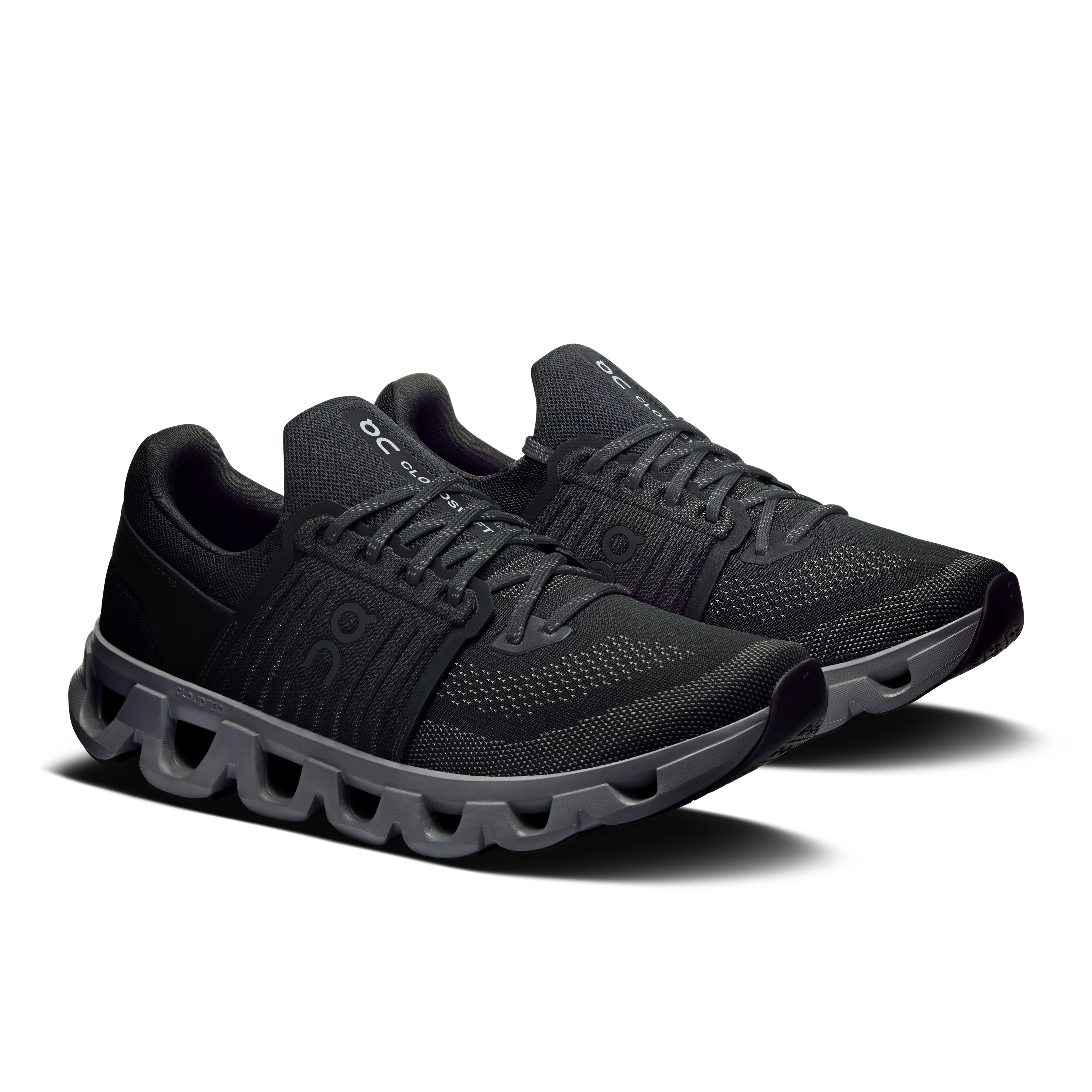 On Running Men's Cloudswift 4 Ad Shoes - Black / Rock - Image 2