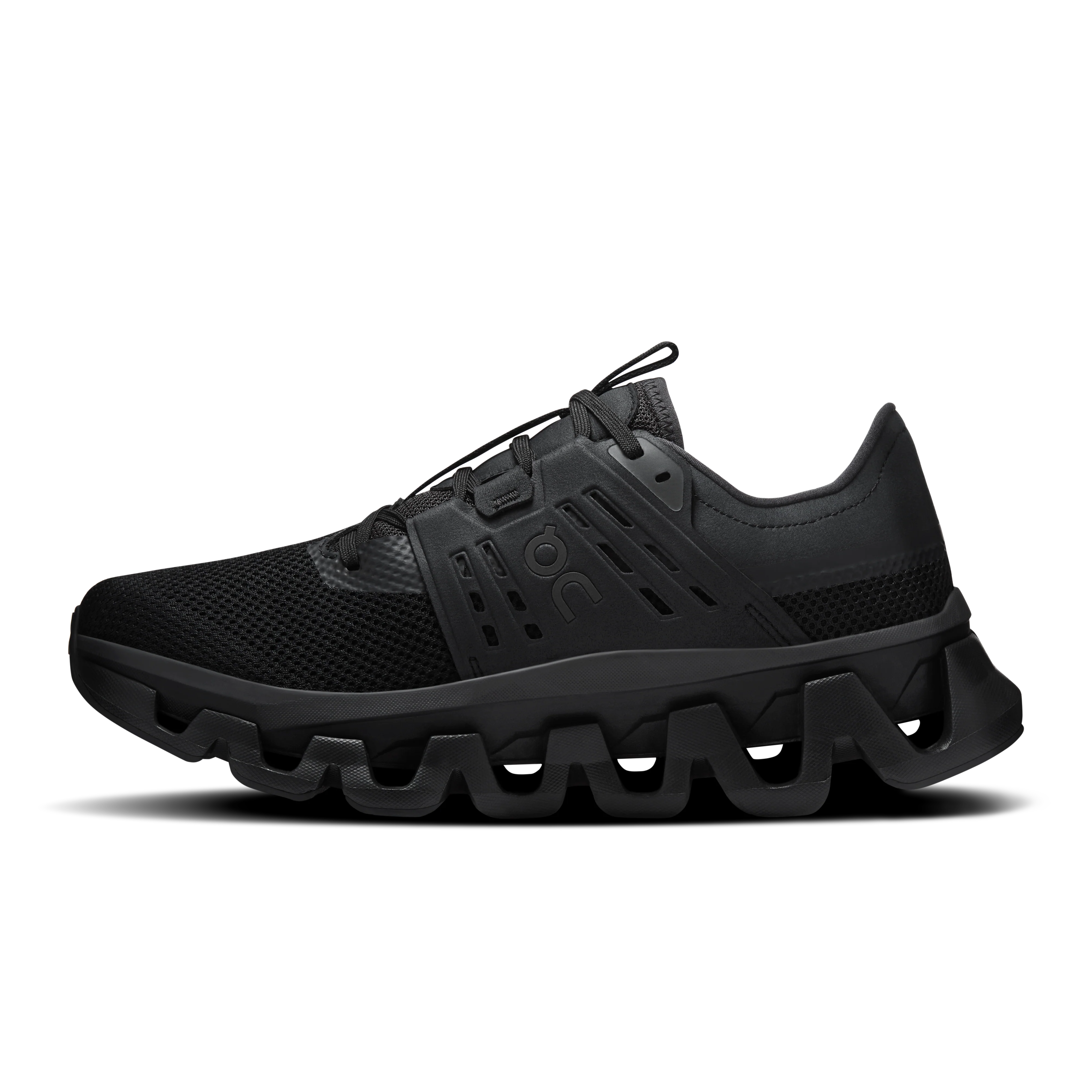 On Running Men's Cloudswift Amp Shoes - Black / Black - Image 4