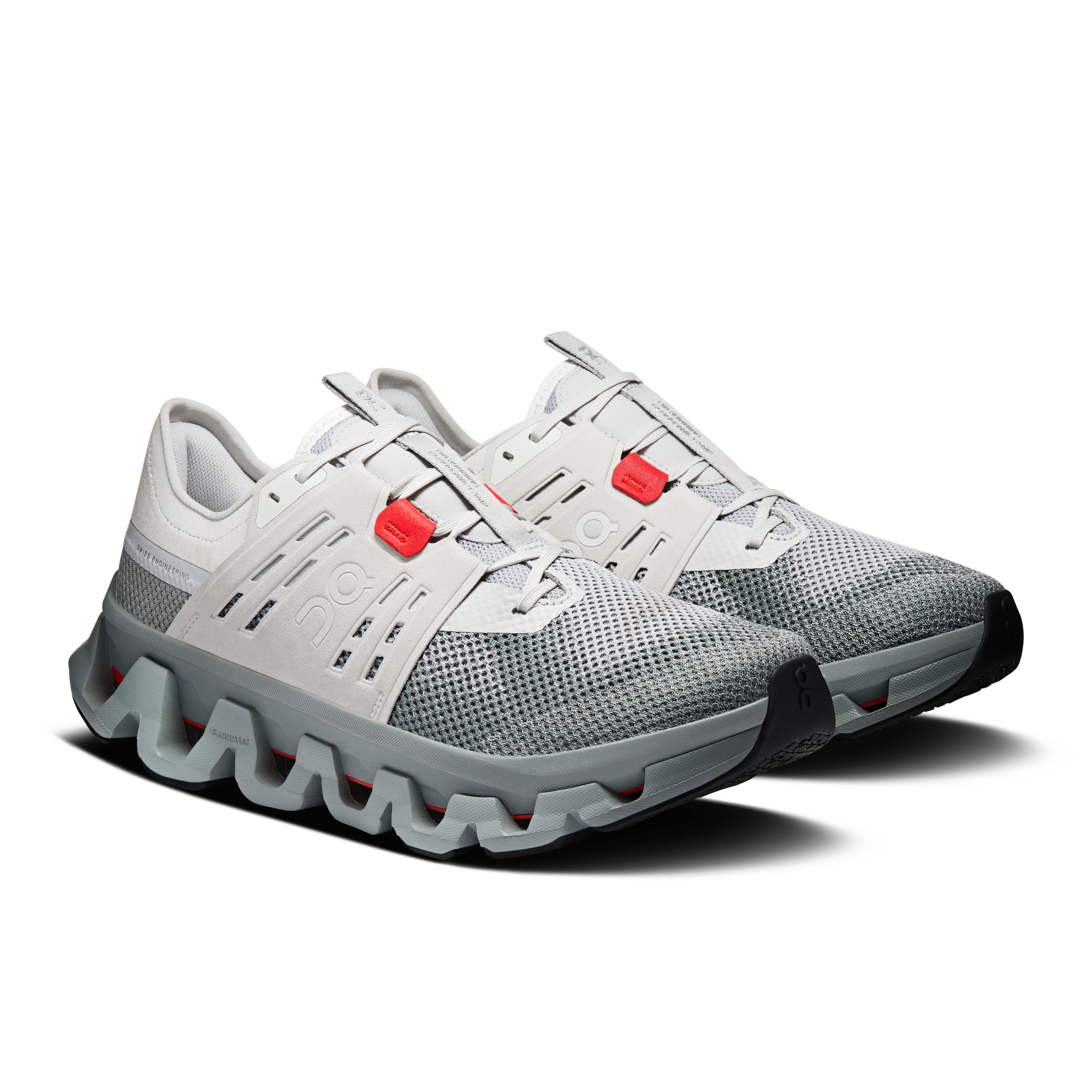 On Running Men's Cloudswift Amp Shoes - Glacier / Apollo - Image 2