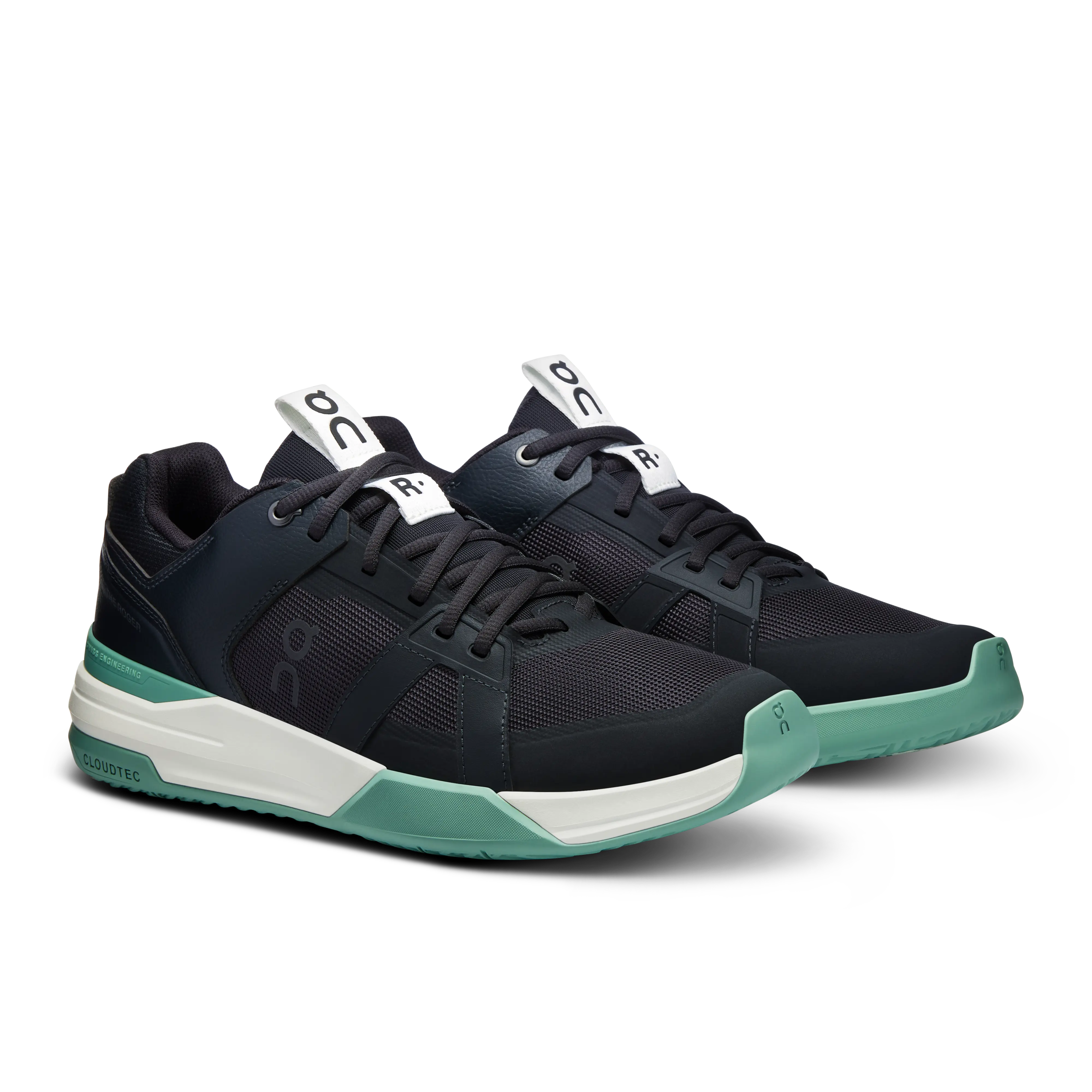 On Running Men's The Roger Clubhouse Pro Shoes - Black / Green - Image 2