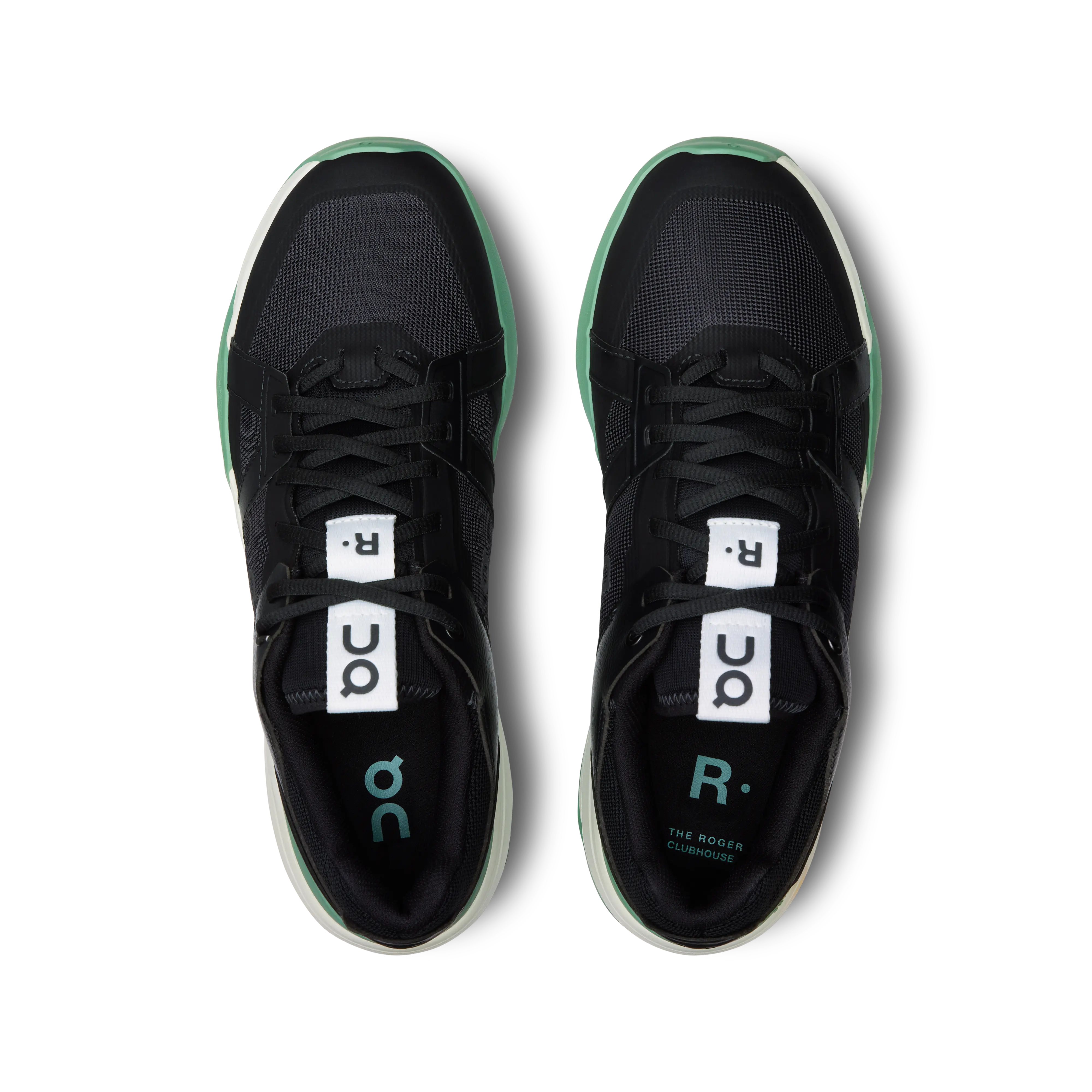 On Running Men's The Roger Clubhouse Pro Shoes - Black / Green - Image 5