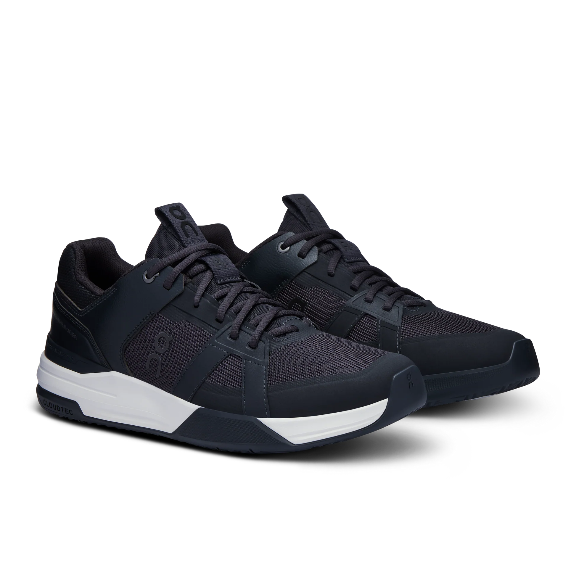 On Running Men's The Roger Clubhouse Pro Shoes - Black / White - Image 2
